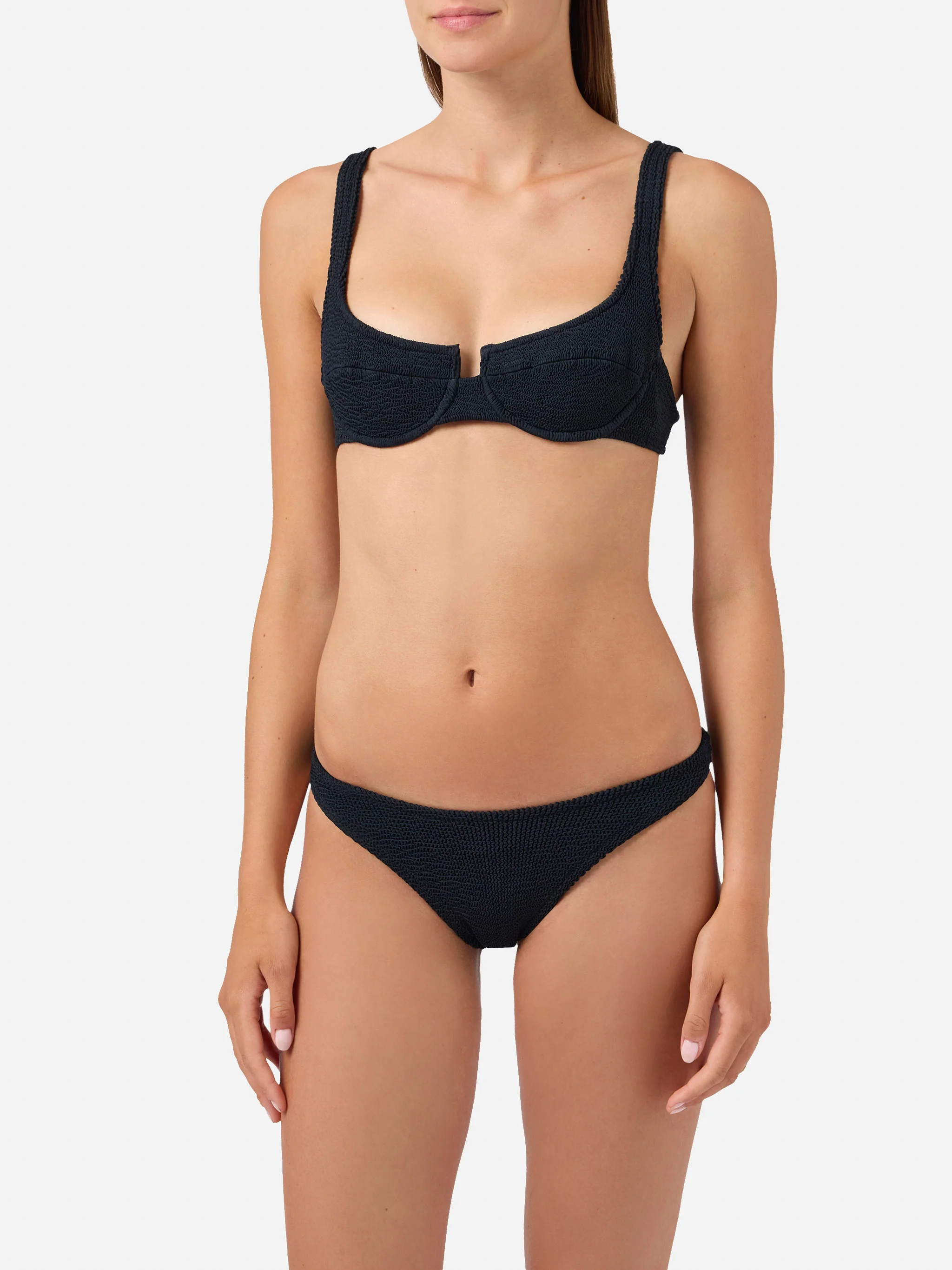 Amira Elise black crinkle bikini - Image 2