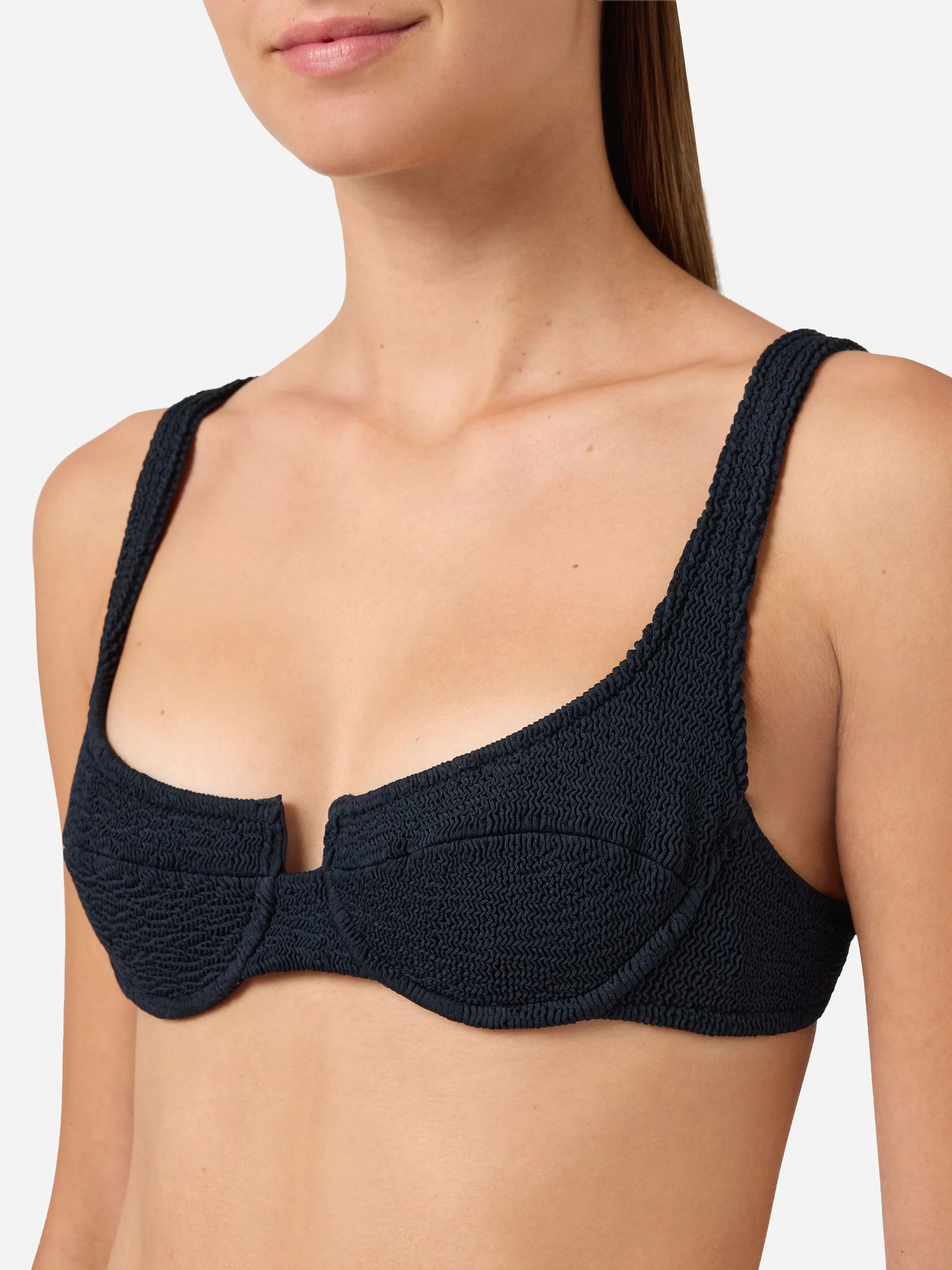 Amira Elise black crinkle bikini - Image 3