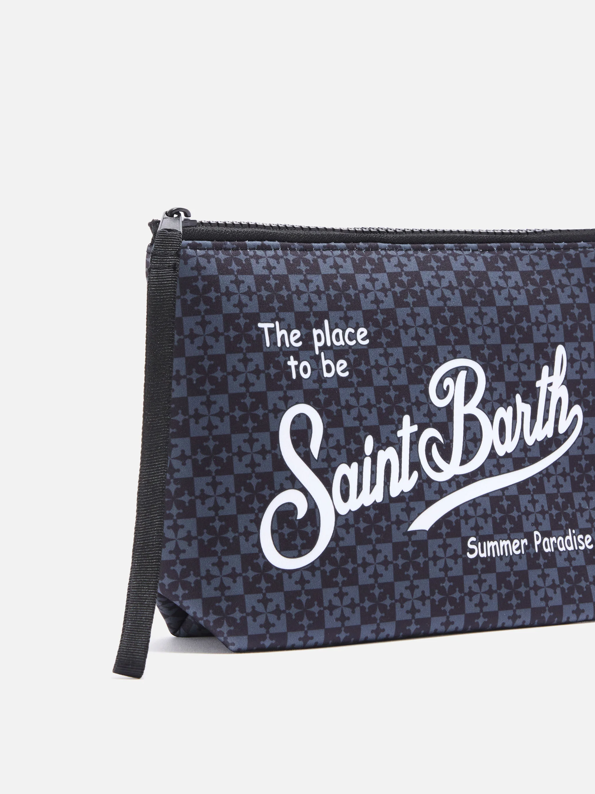 Black Aline scuba pouch with Pisa SC Logo print | PISA SC SPECIAL EDITION - Image 3