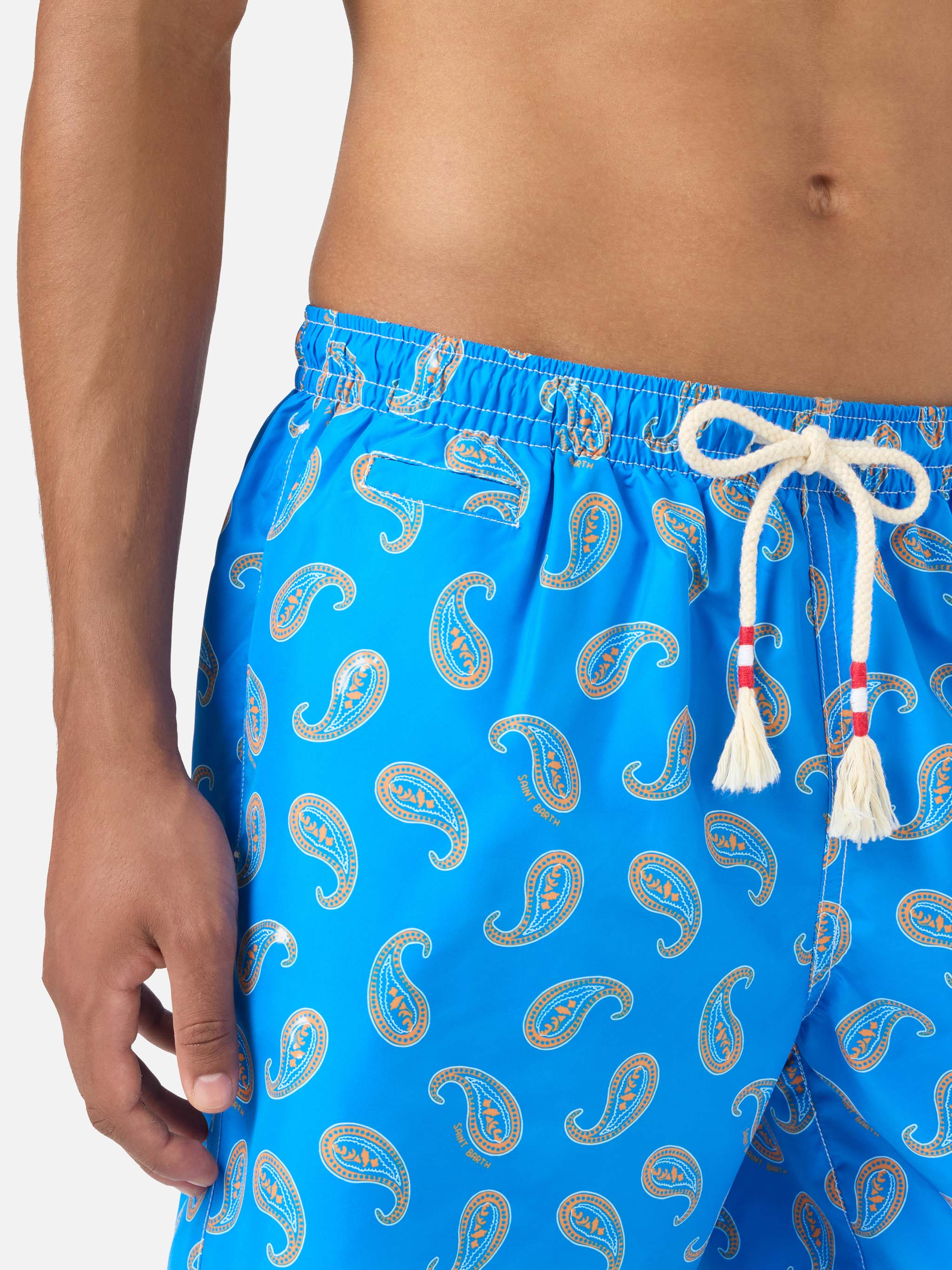 Bluette paisley Caprese swim shorts - Image 4