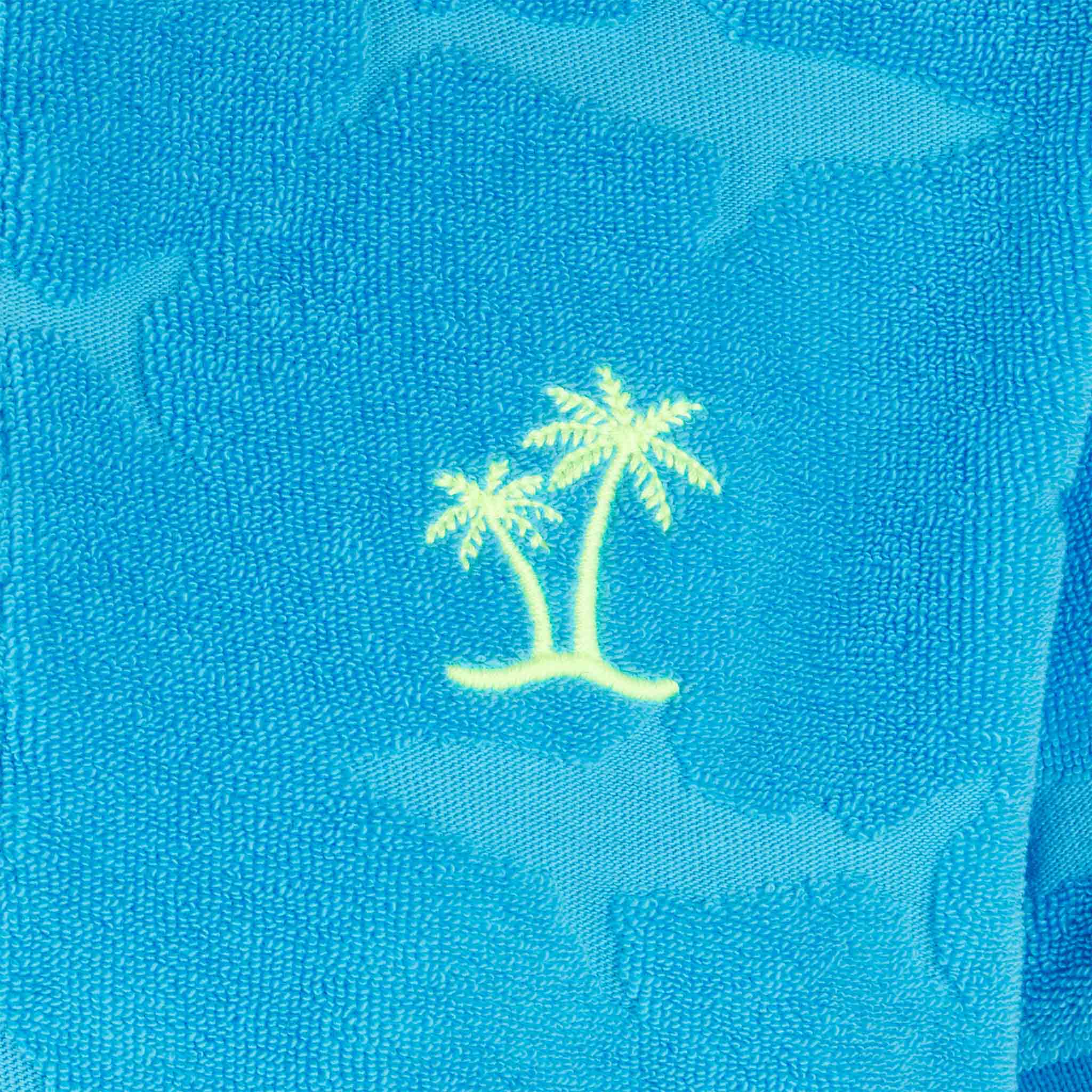 Boy bluette polo with terry embossed sharks - Image 2