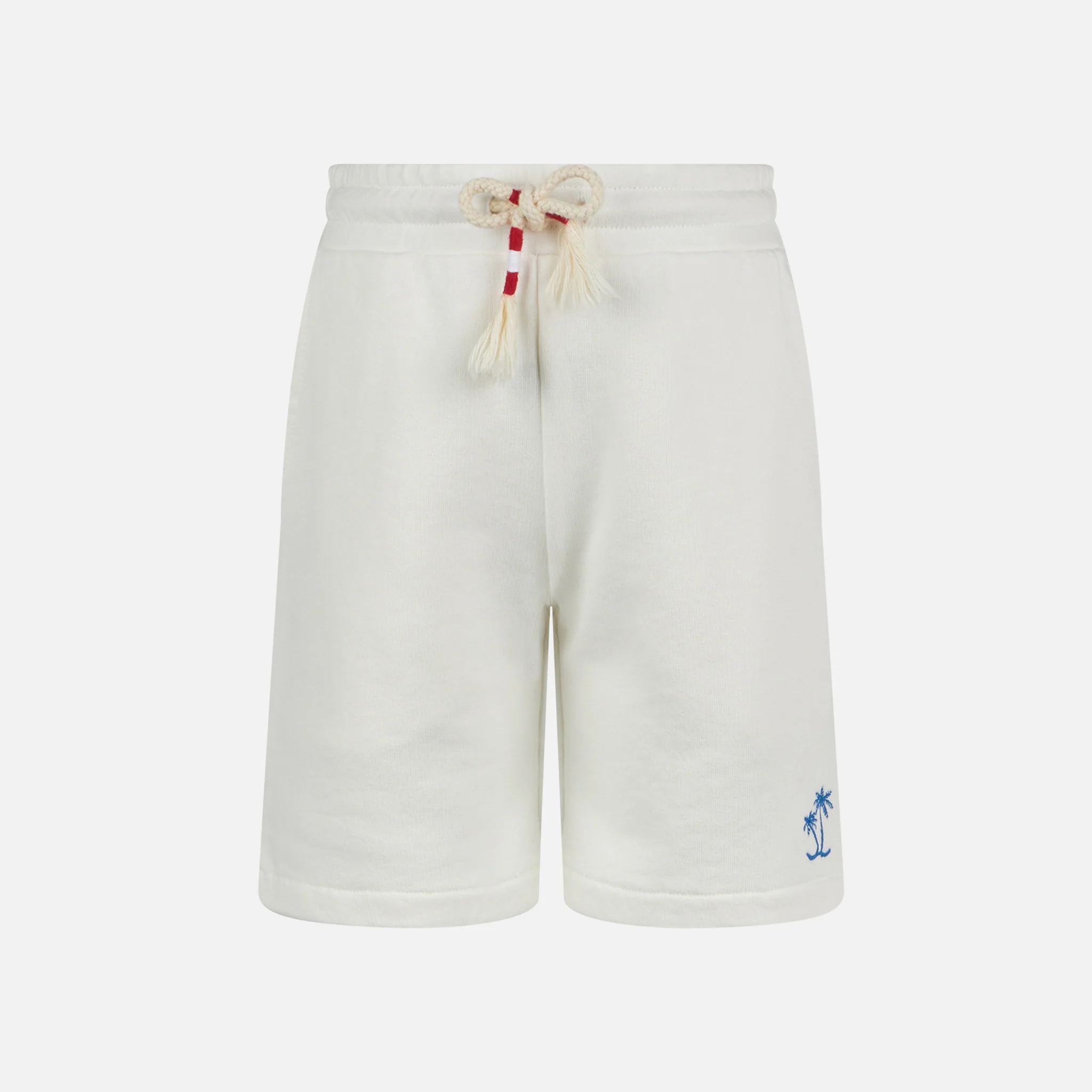 Boy cotton white bermuda