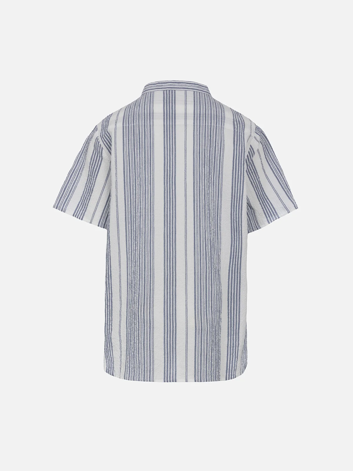 Antiparos blue and white striped shirt - Image 2