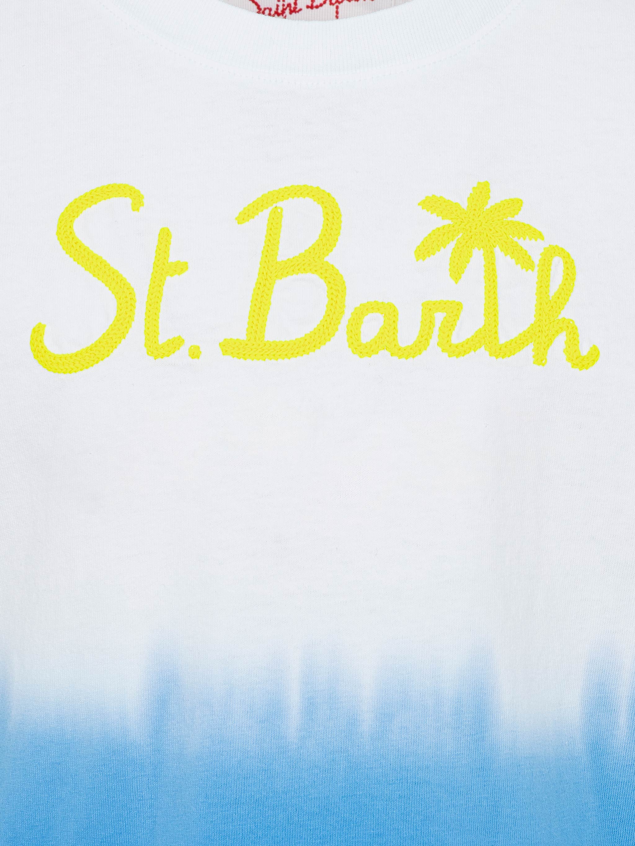Boy t-shirt tie dye with embroidery - Image 3