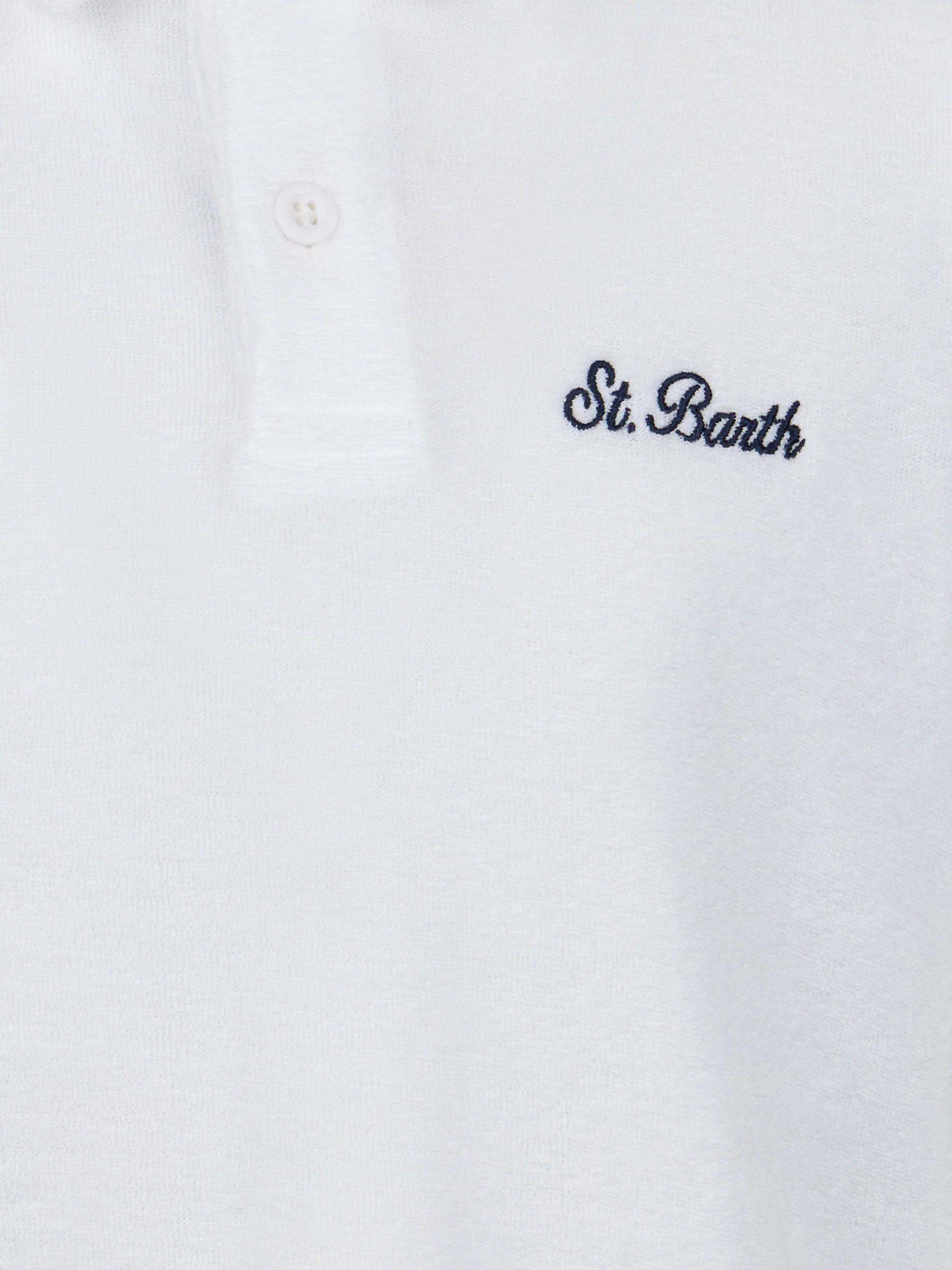 Boy white terry polo shirt Jeremy Jr - Image 2