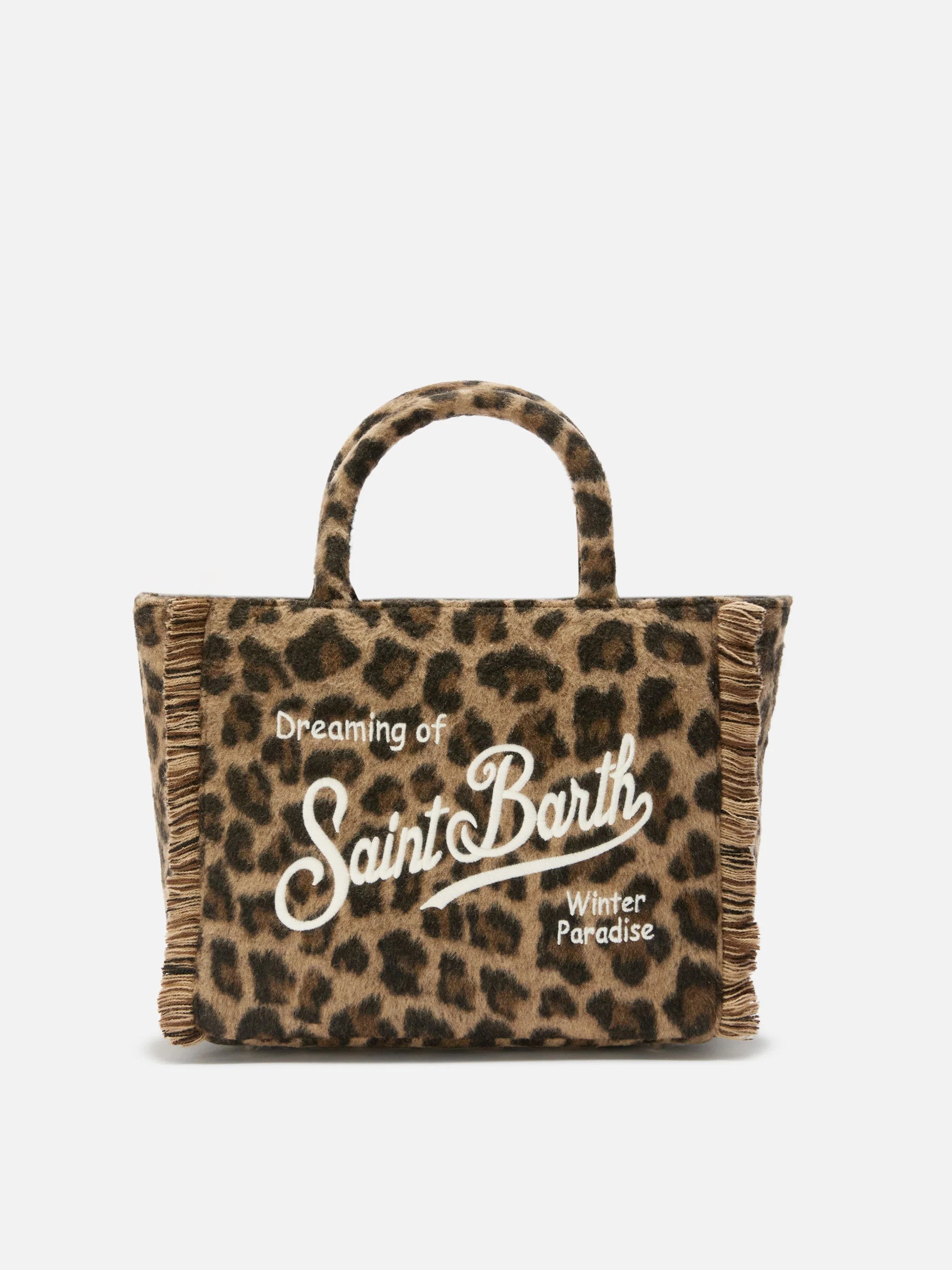 Colette Felt leopard print bag
