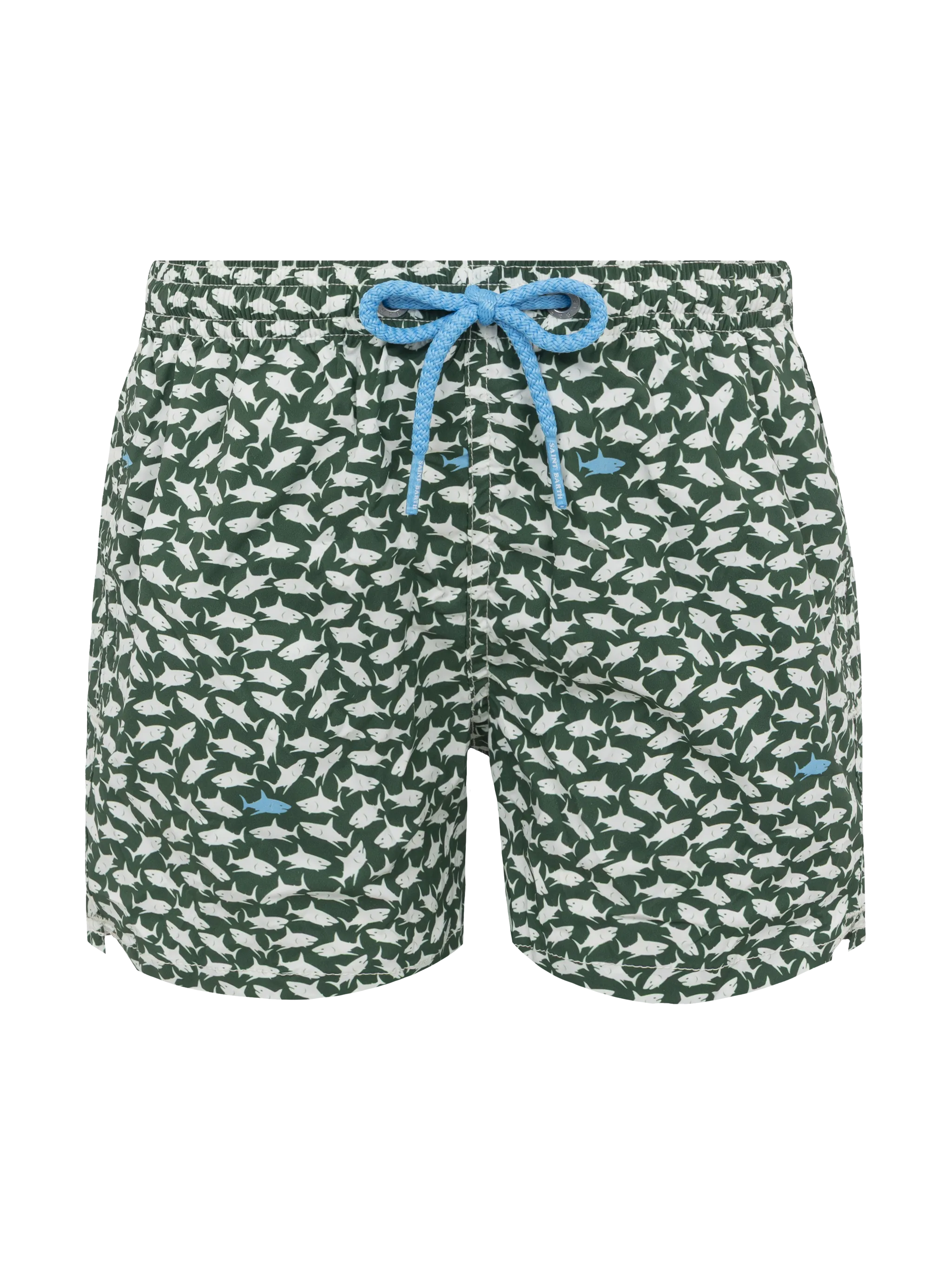 Comfort Light swim shorts with shark print