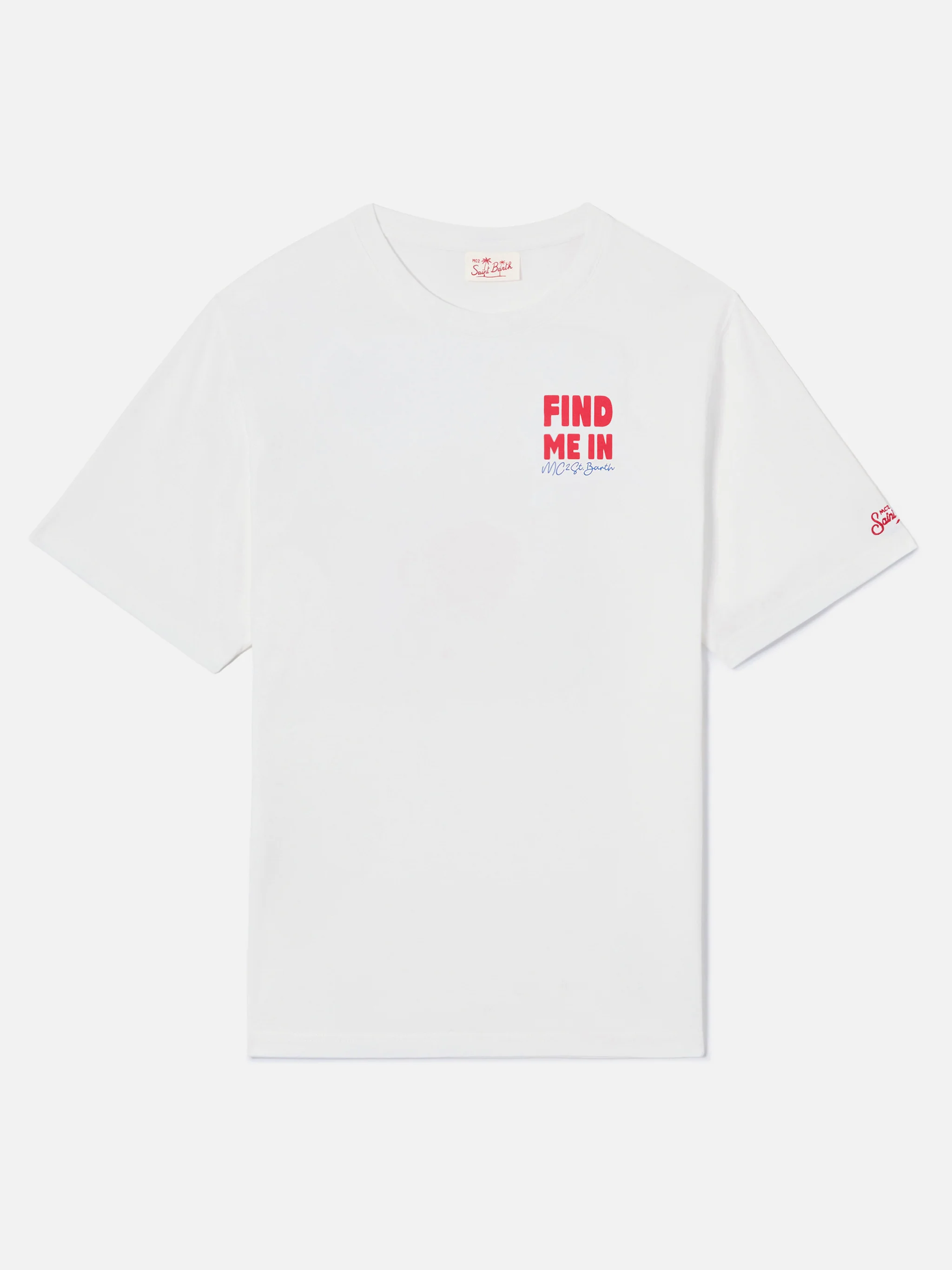 Delmar t-shirt with Find Me in Vacation print and maxi graphic on the back - Image 5
