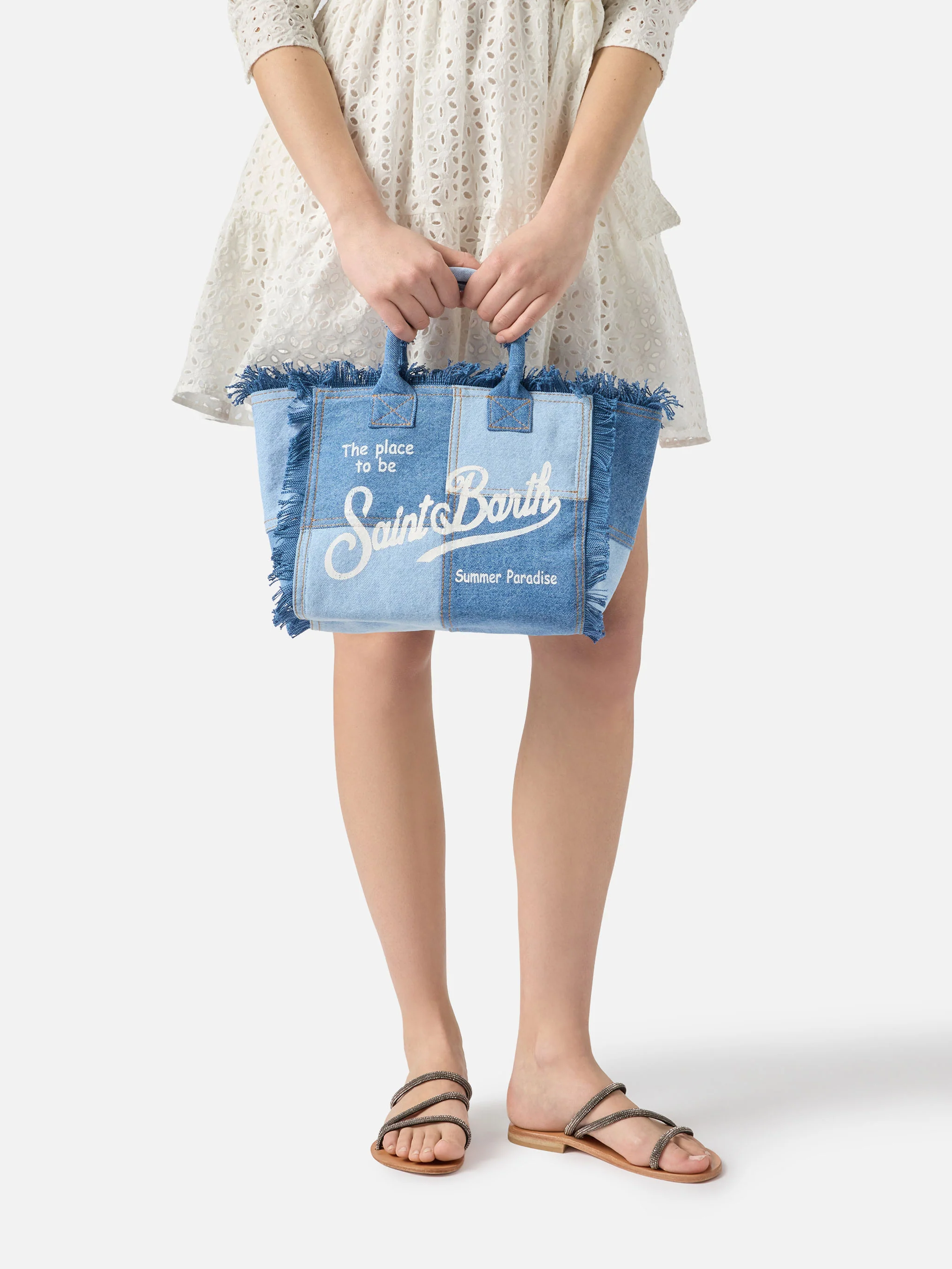 Denim patchwork Colette bag - Image 2