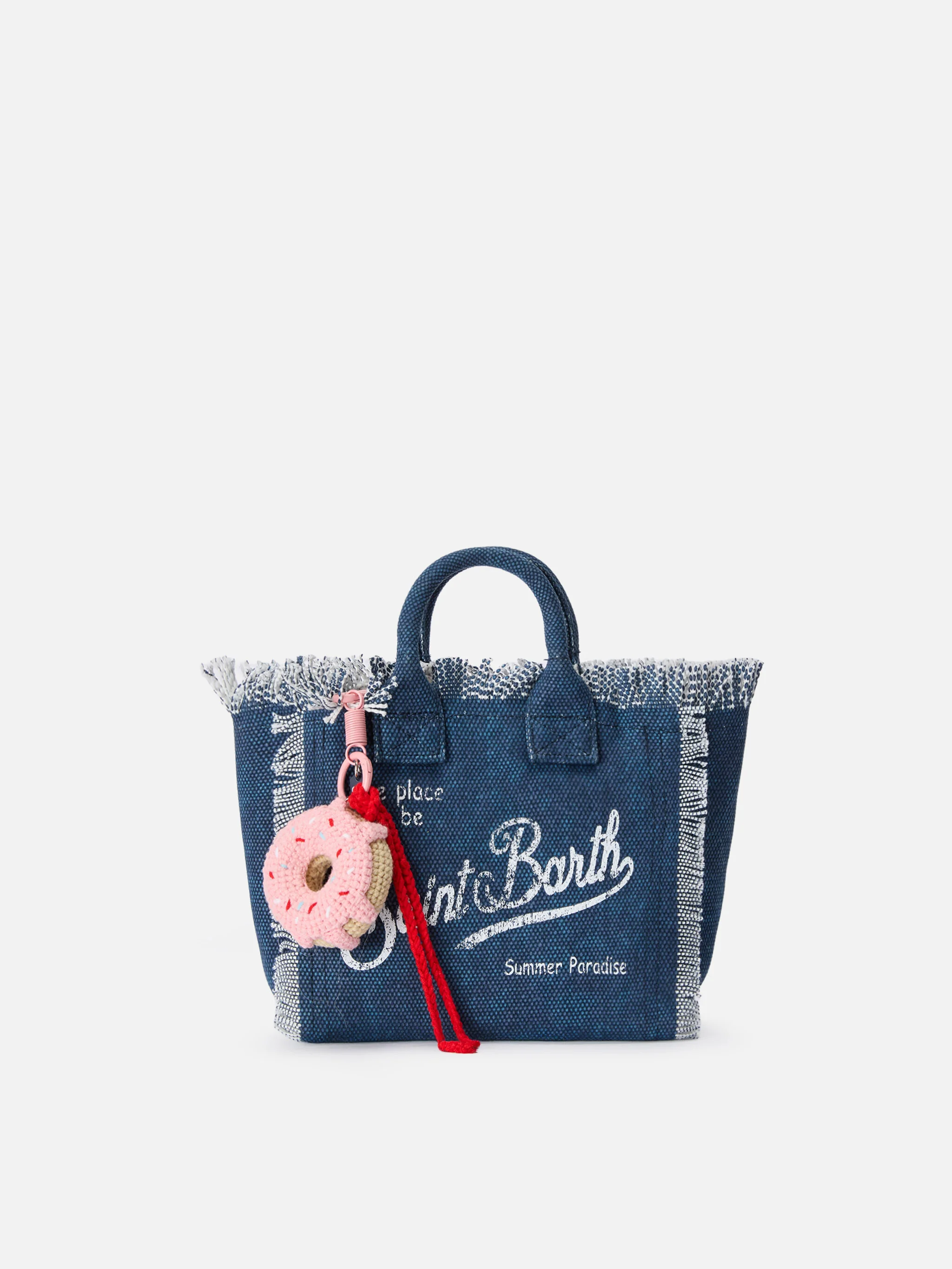 Funny bag Charm with crochet padded donut - Image 2