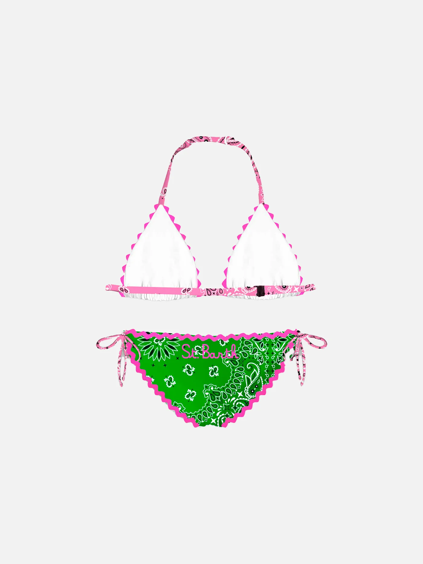 Triangle bikini Holly with bandana print - Image 2