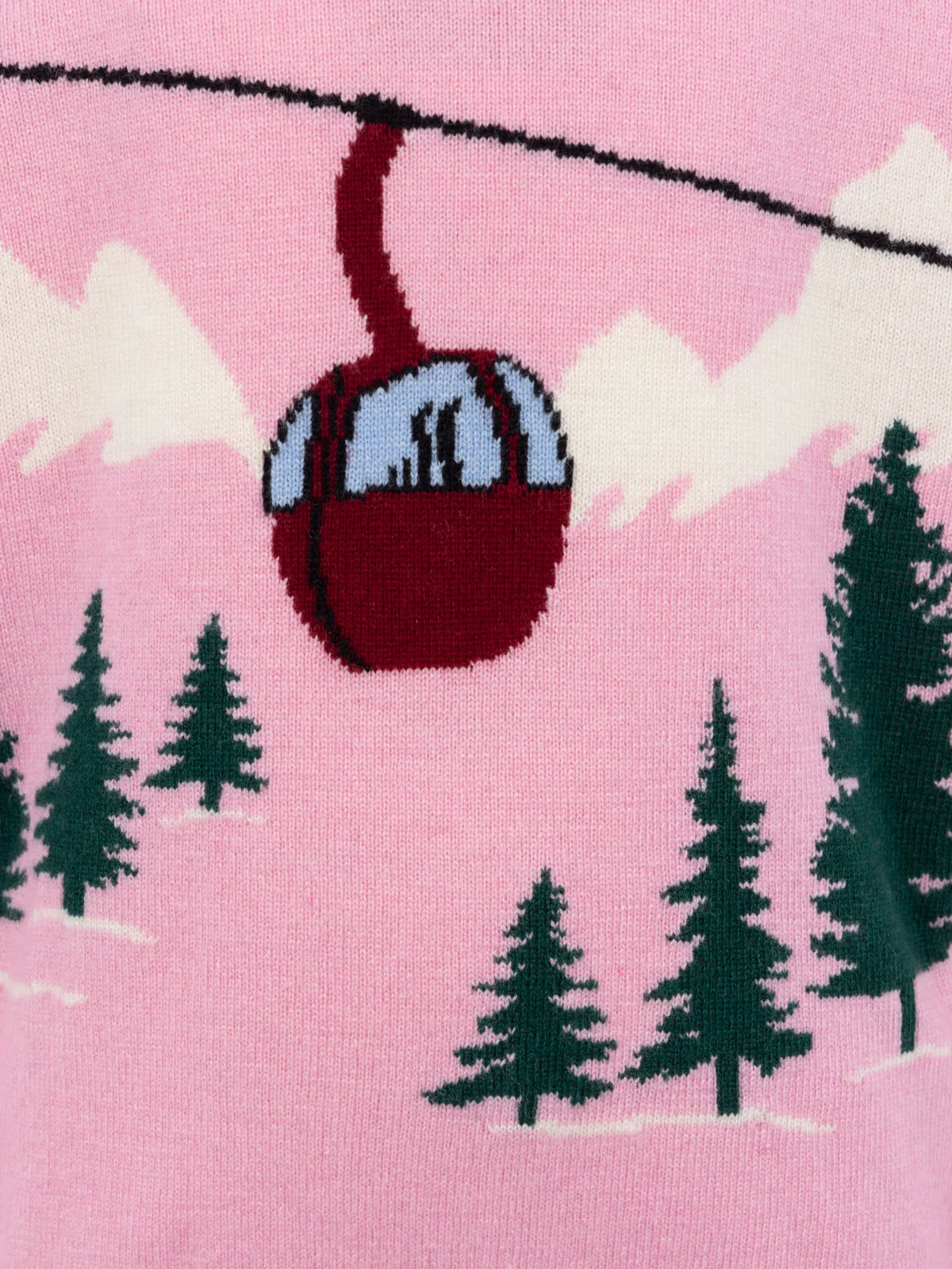 Girl pink crewneck sweater Princess with Courma postcard print - Image 3