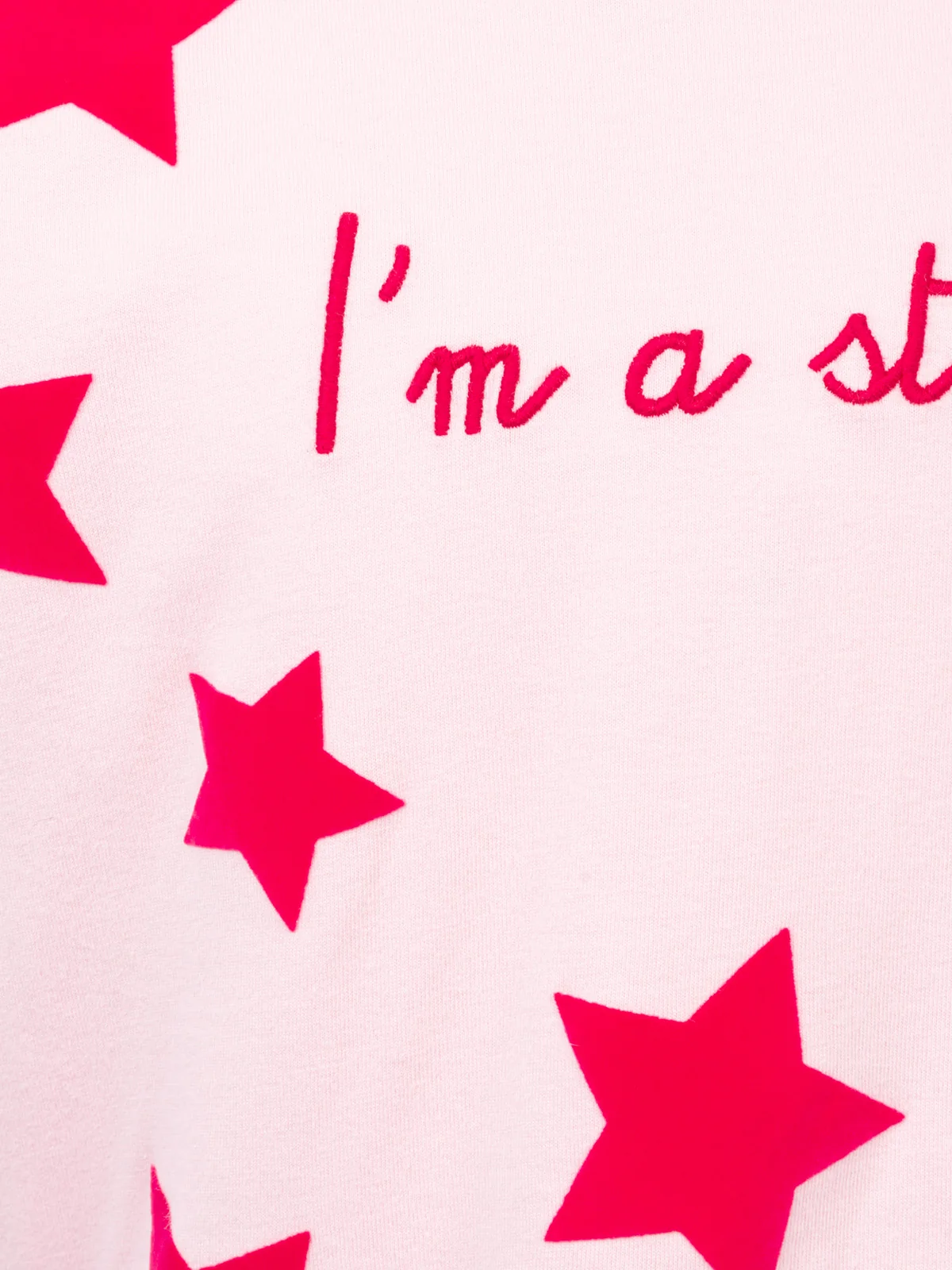 Penny pink t-shirt  with I am a star embroidery - Image 3
