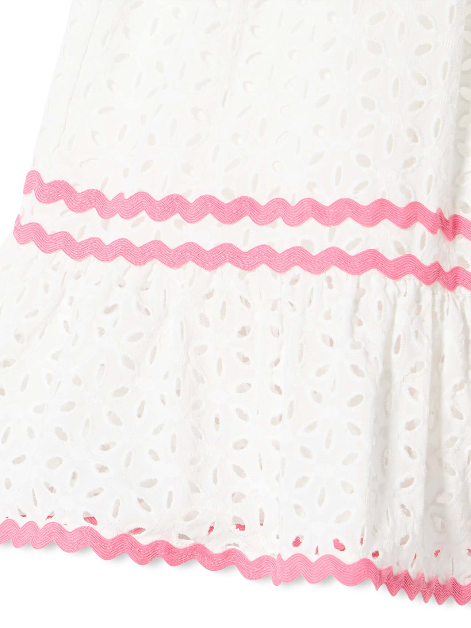 Girl white sangallo dress - Image 5