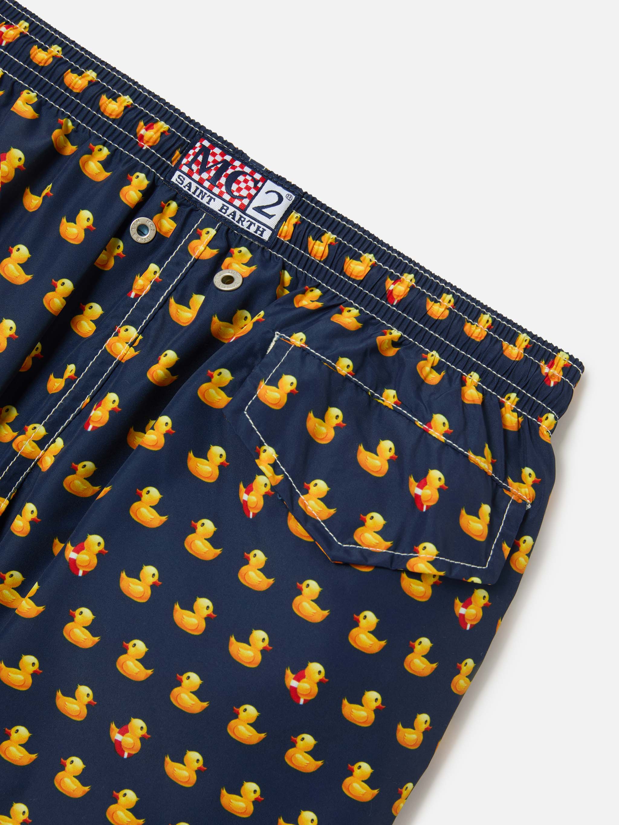 Jean Lighting swim shorts with Ducklings all-over print - Image 3