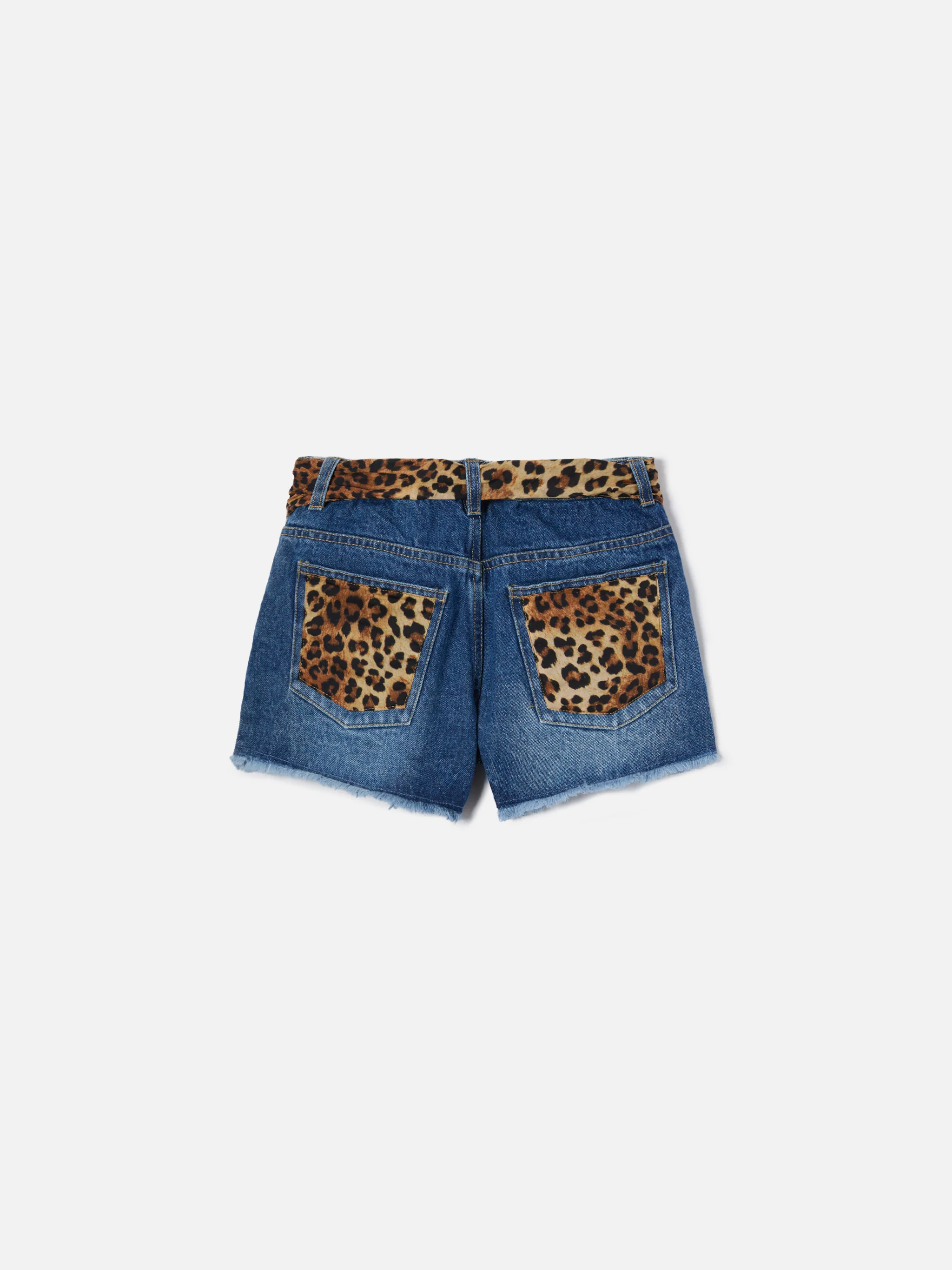 Kiko Jr Cotton Shorts with leopard details - Image 3