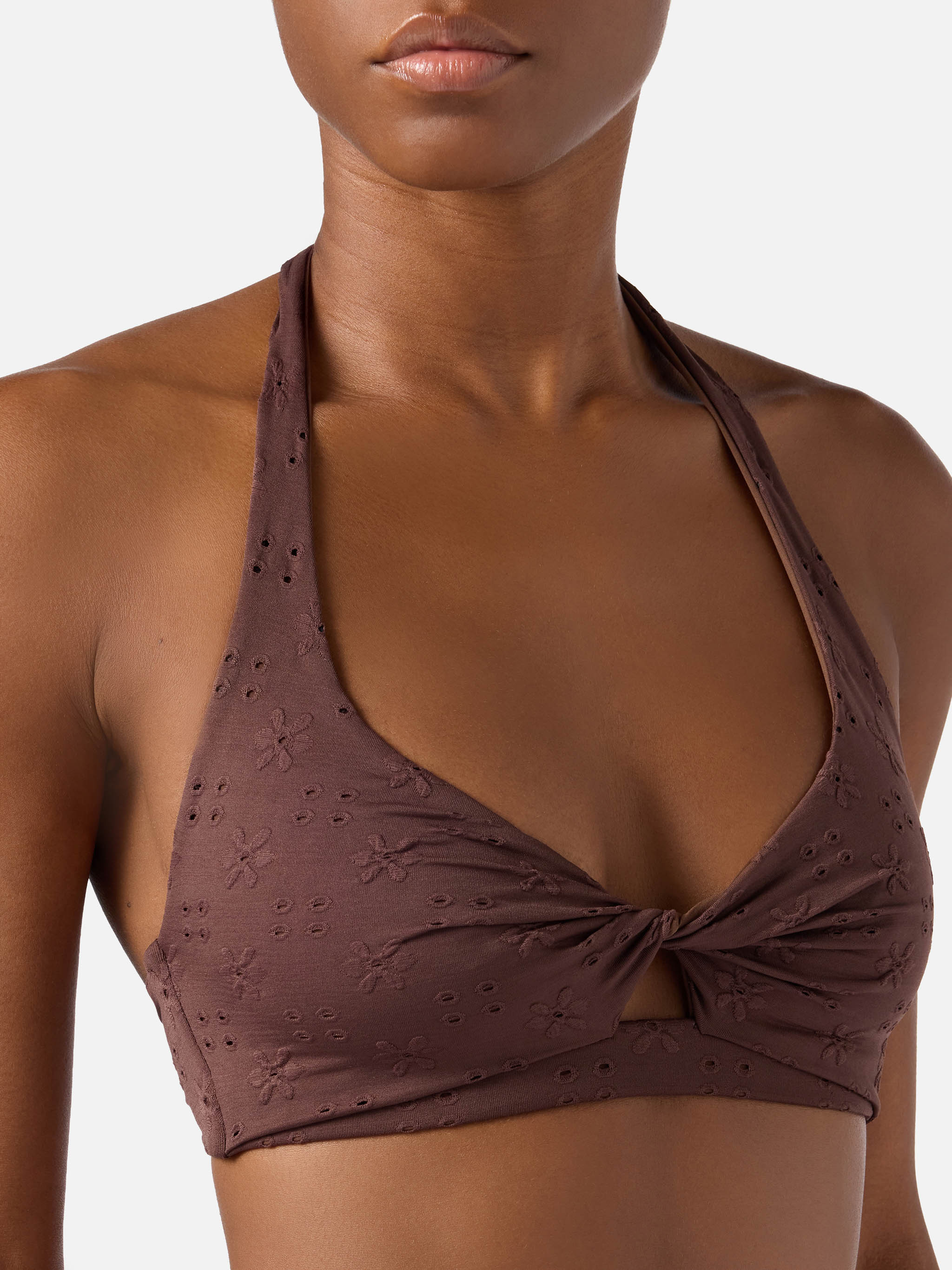 Leda Yali brown sangallo bikini - Image 3