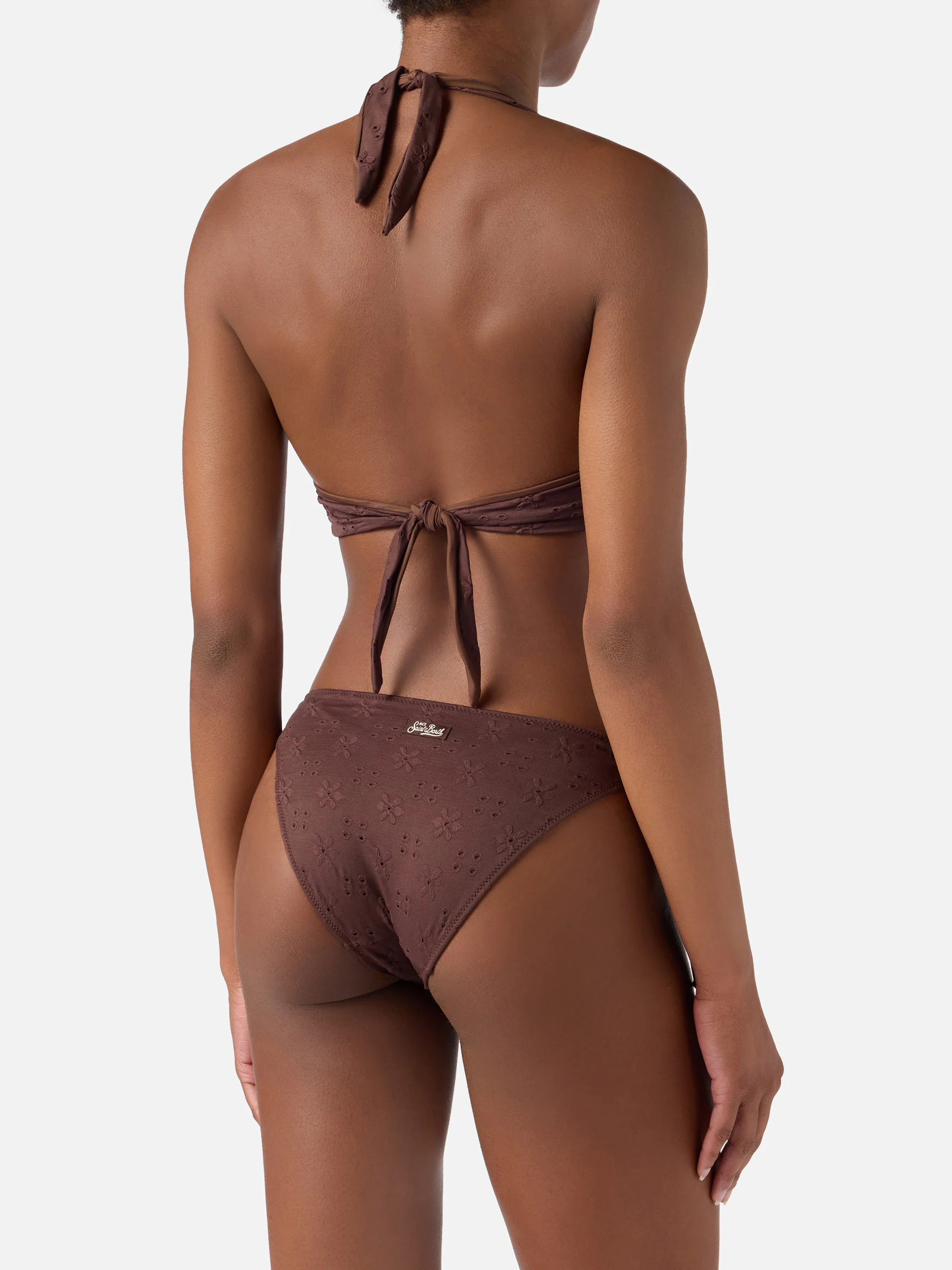 Leda Yali brown sangallo bikini - Image 4