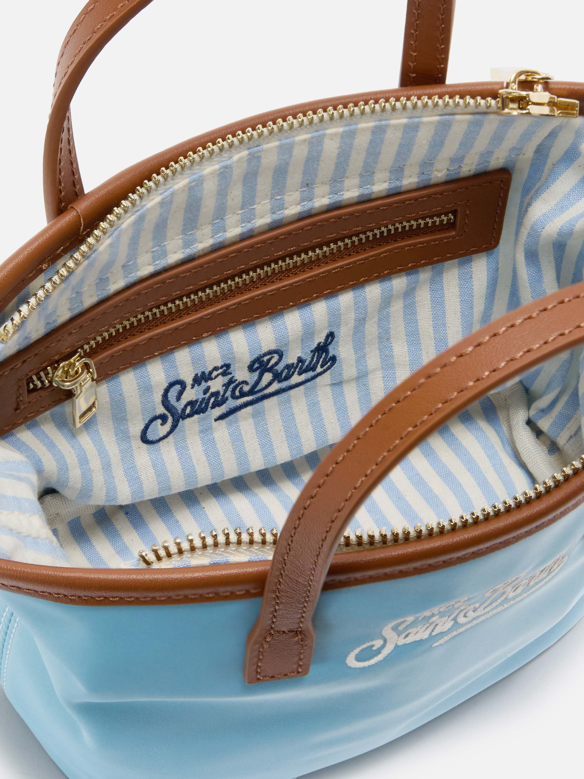 Light blue City mini nylon bag - Image 6