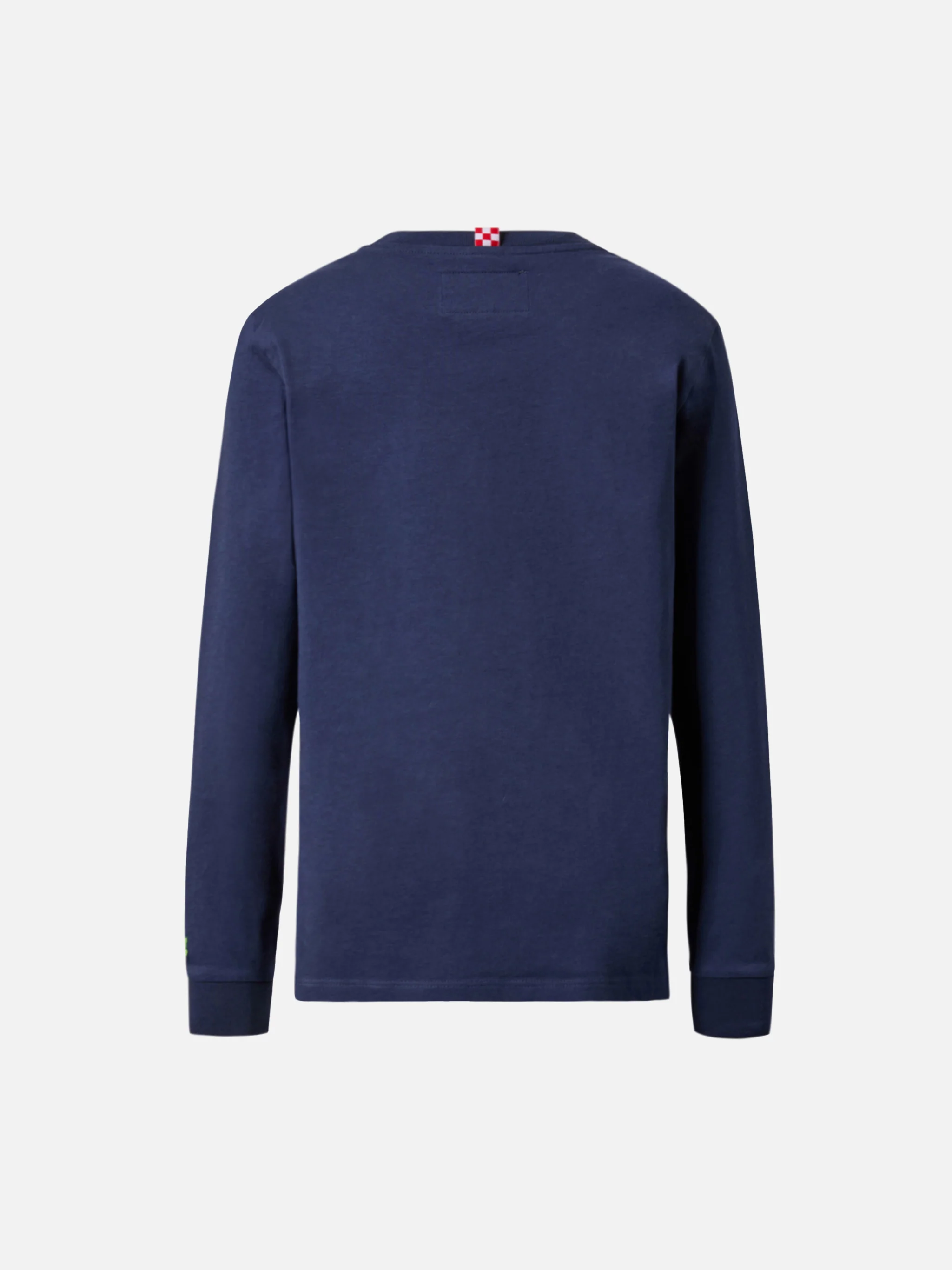 Luton Jr blue t-shirt Bello e Monello embroidery - Image 4