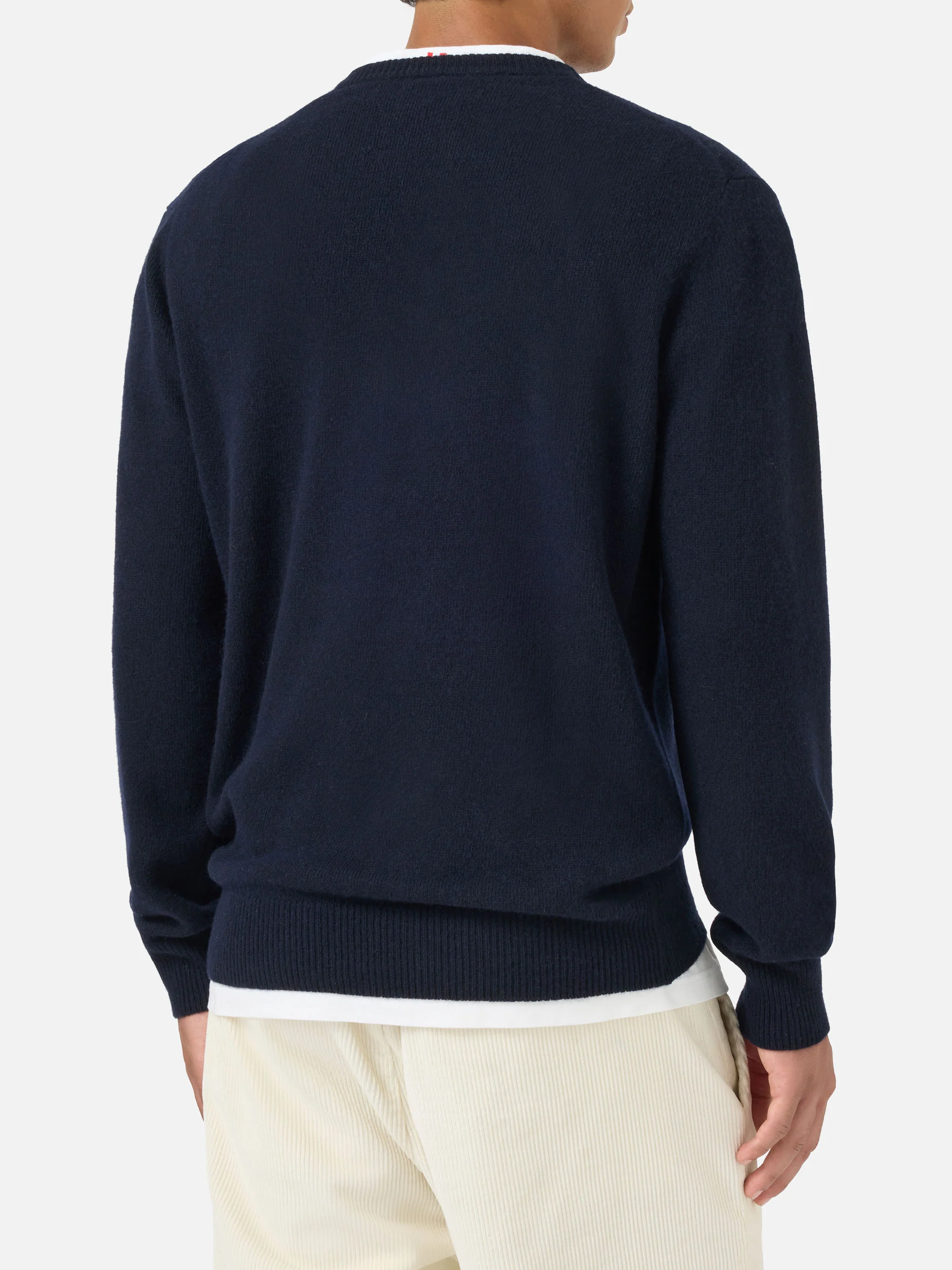 Crewneck sweater Heron with Apres ski embroidery - Image 4