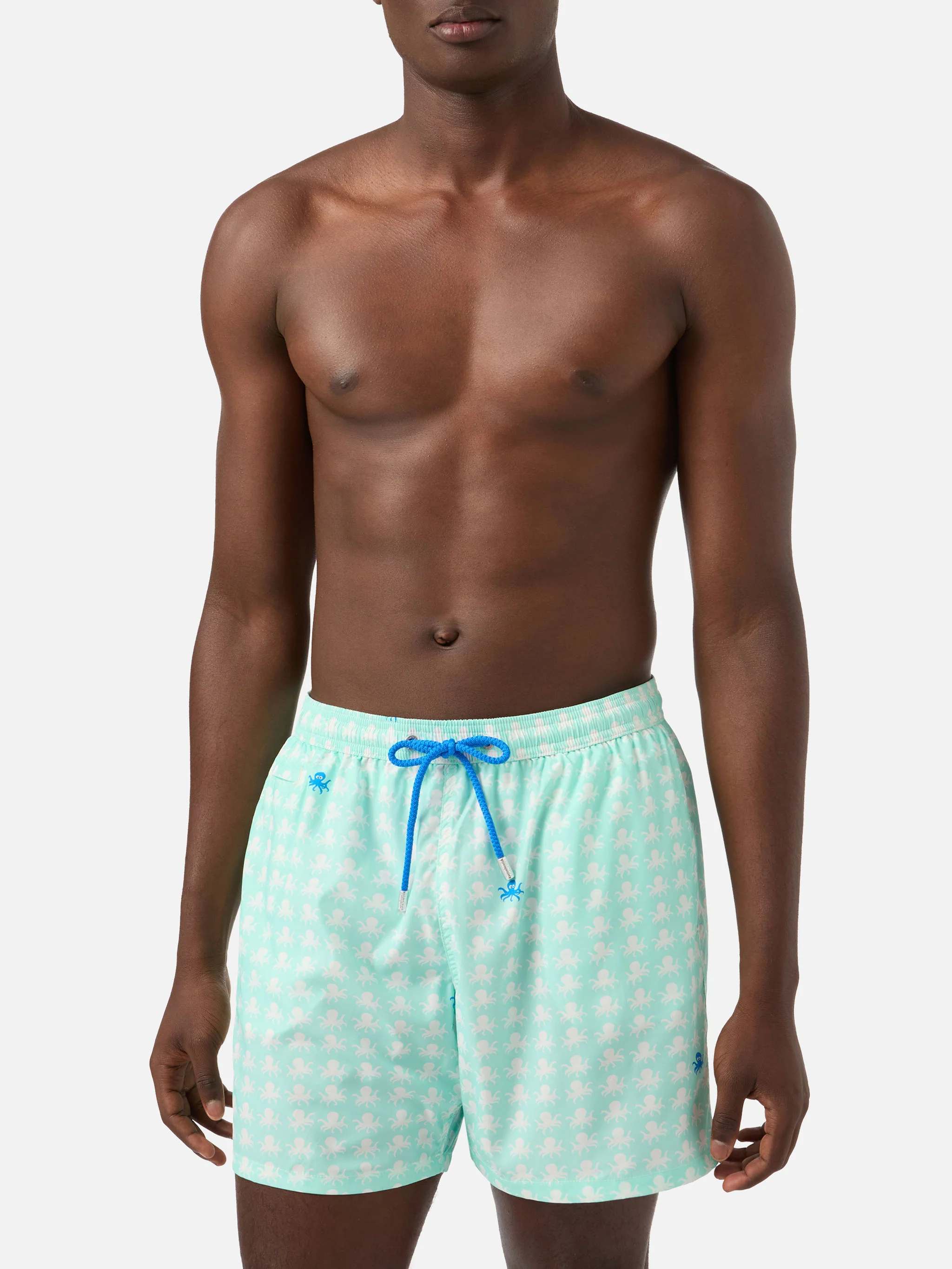 Comfort Light swim shorts with octopus print - Image 3
