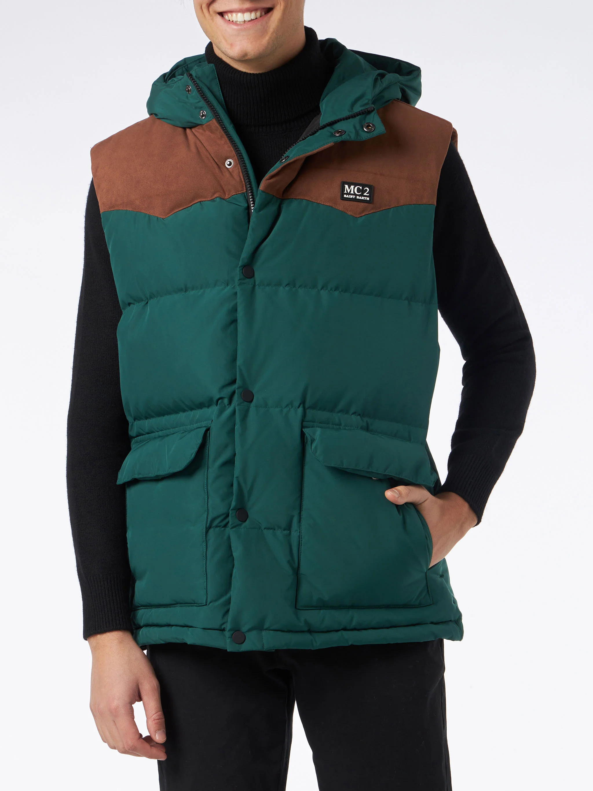 Klosters green down vest