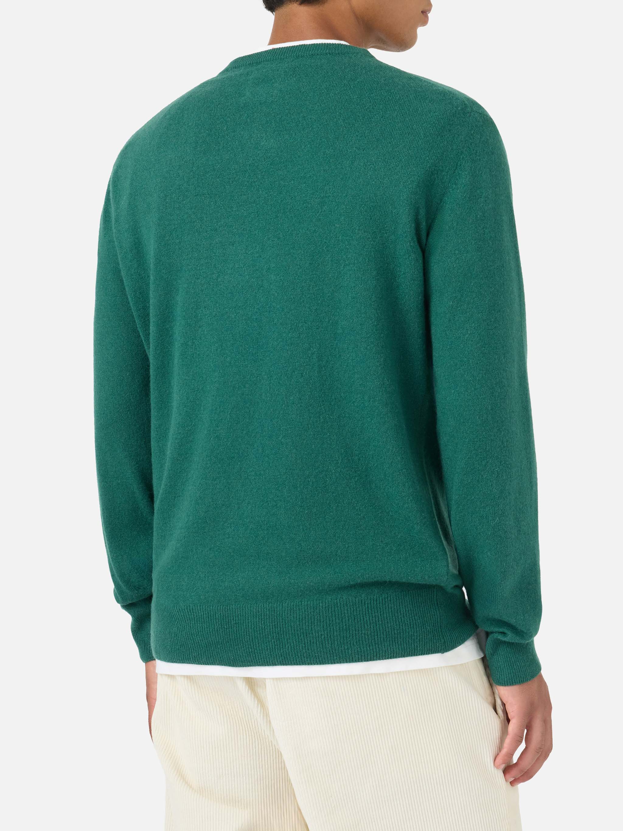 Crewneck Heron Light with Levateje er vino embroidery | VACANZE DI NATALE SPECIAL EDITION - Image 3