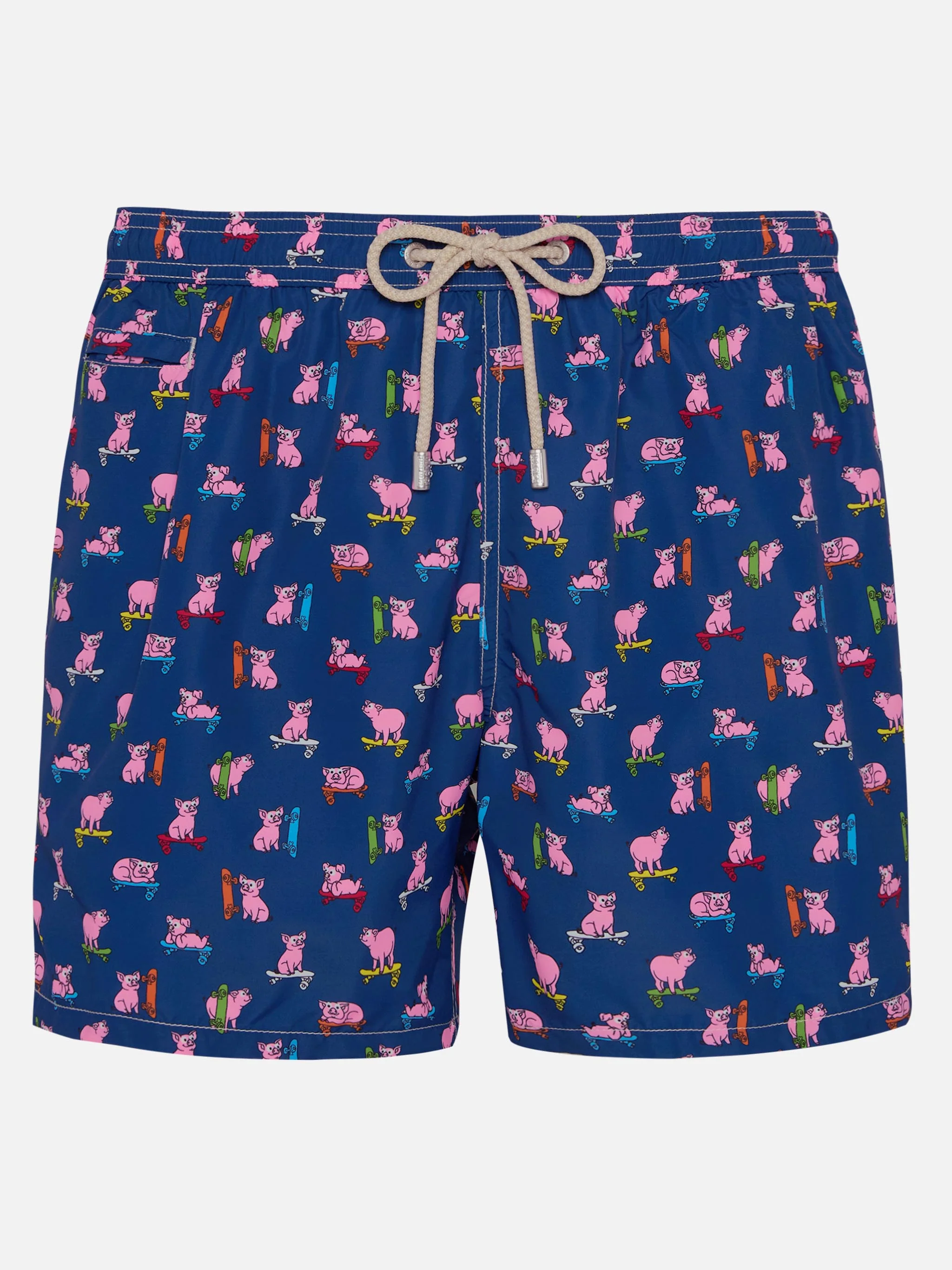 Lighting skater pigs print swim shorts