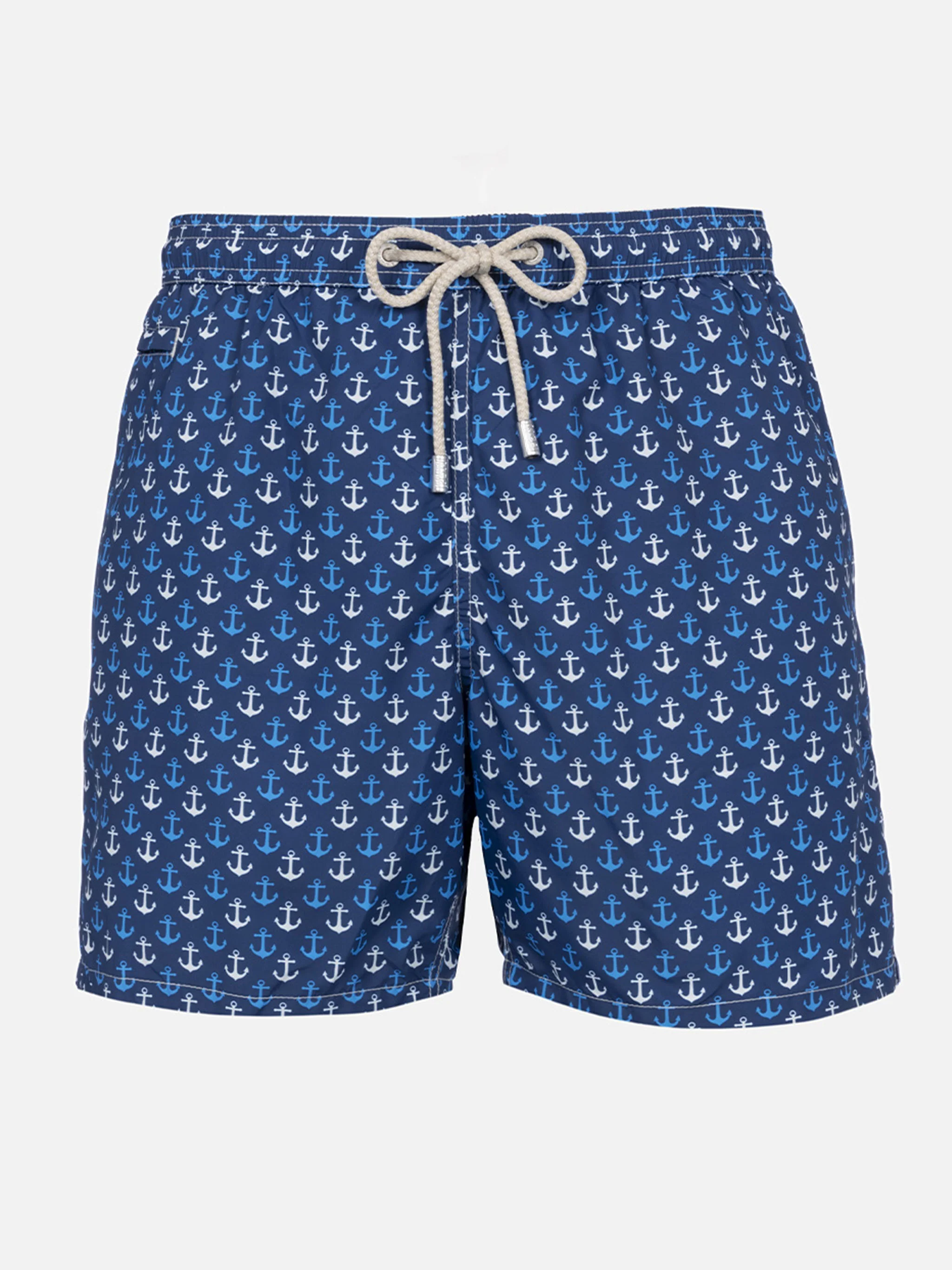 Lighting Micro Fantasy blue anchor print swim shorts