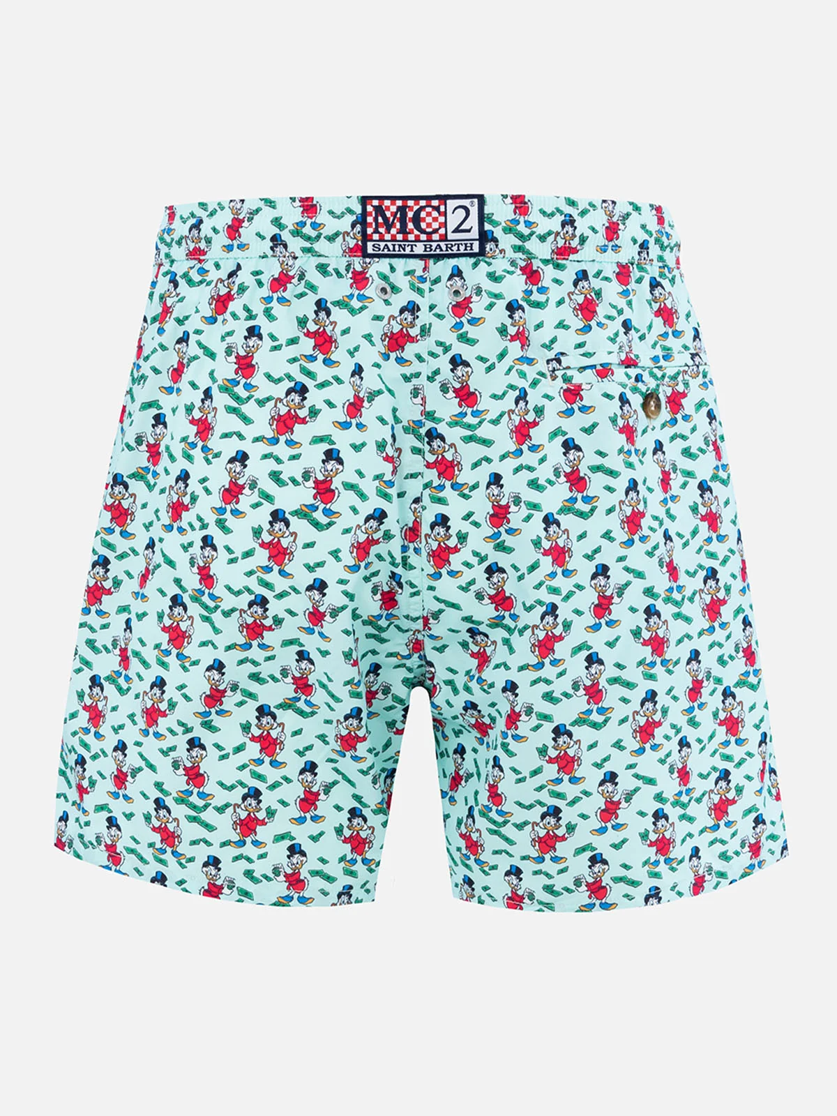 Man lightweight fabric swim-shorts Lighting Micro Fantasy with Scrooge print | DISNEY SPECIAL EDITION - Image 2