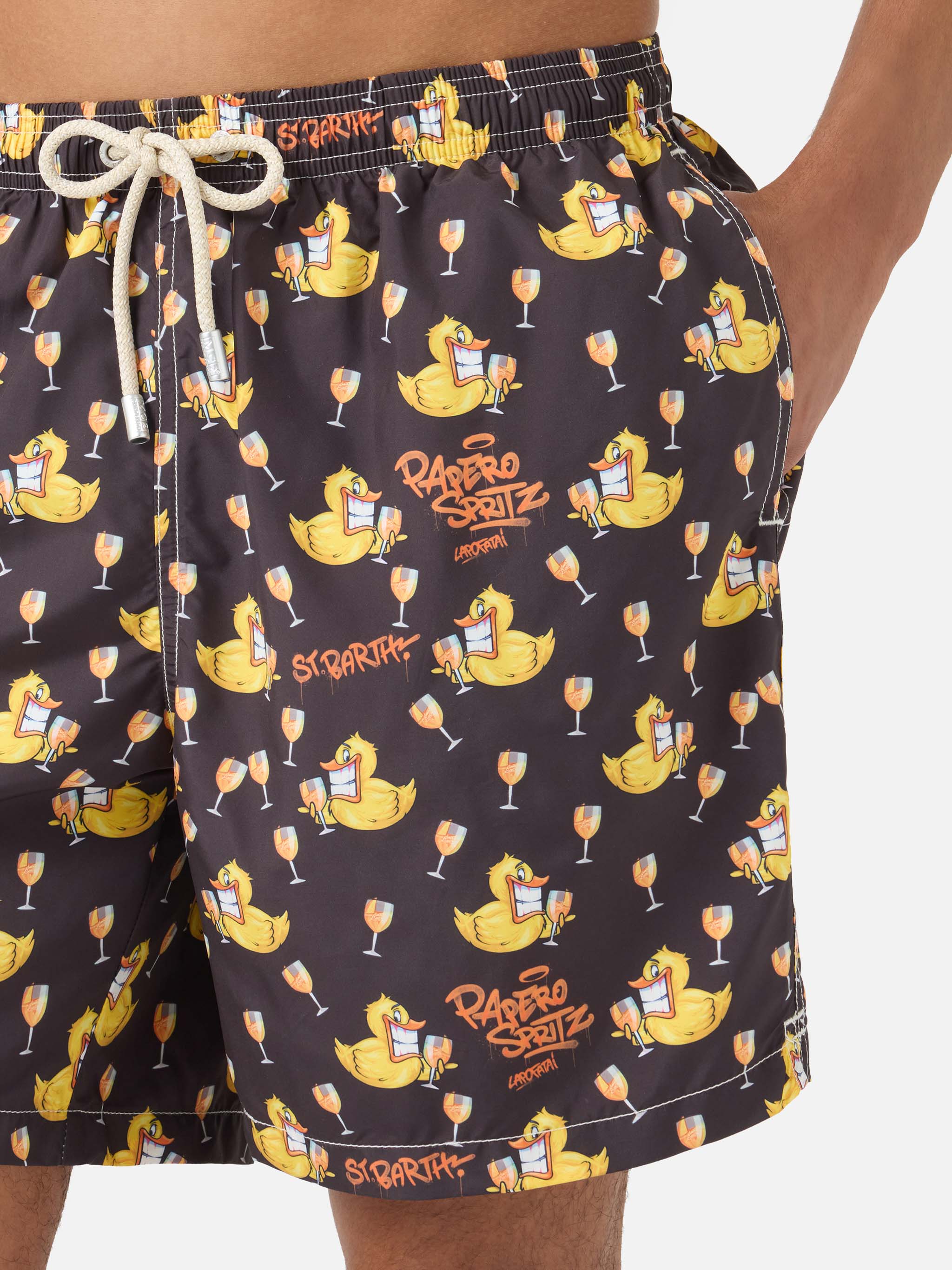 Lighting swim shorts with Cryptopuppets print | Special Edition - Image 4