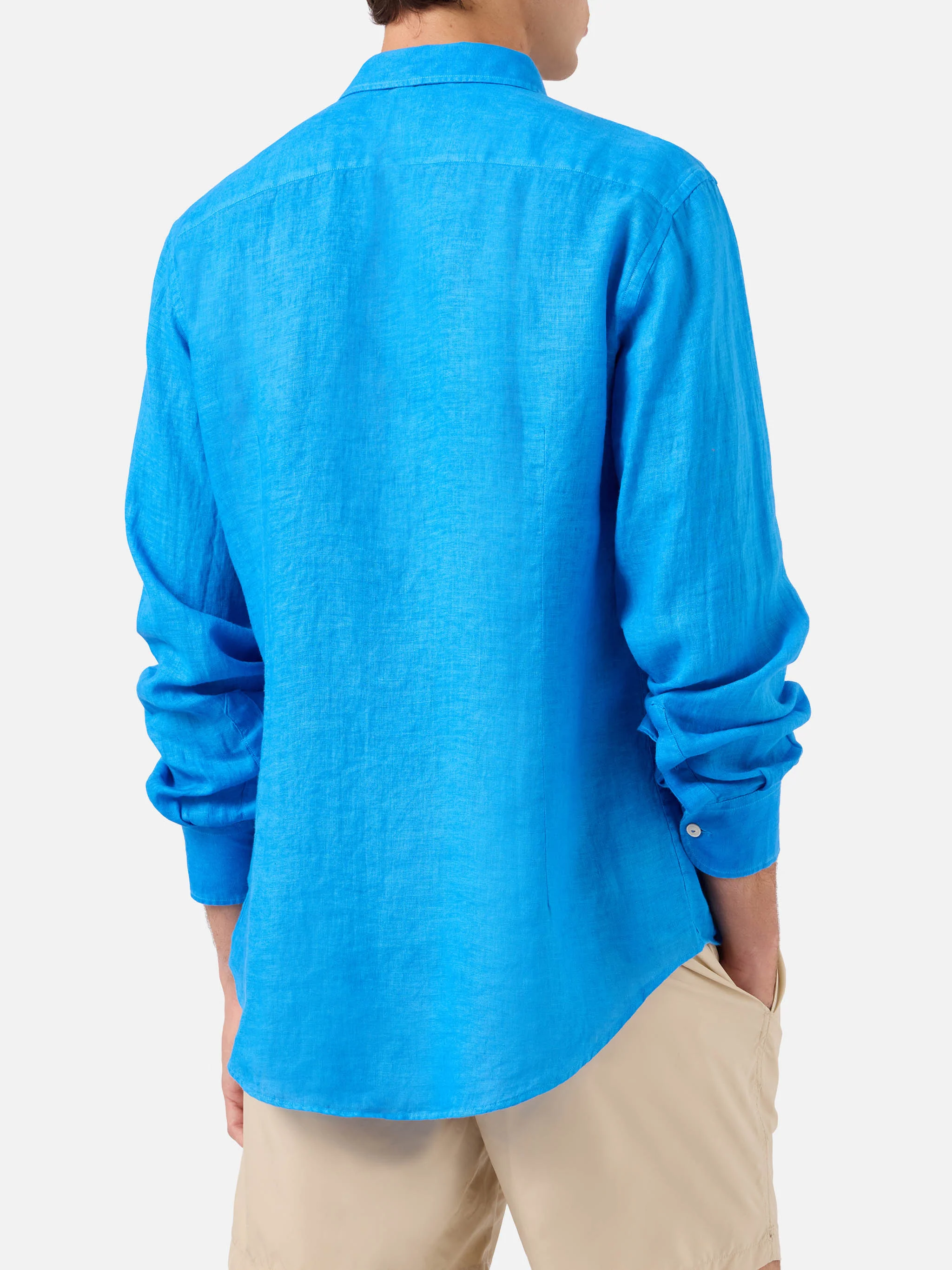 Pamplona bluette linen shirt - Image 3