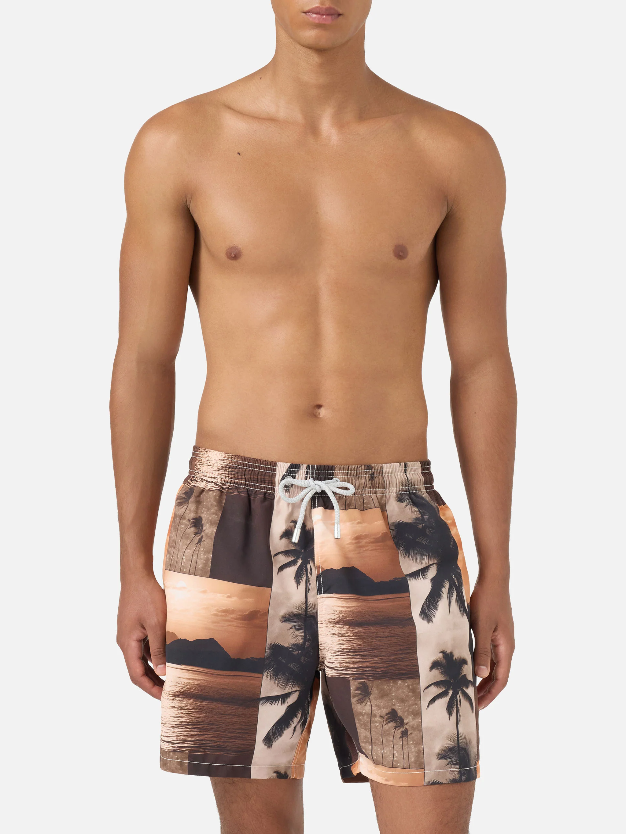 Gustavia swim shorts with sunset print | Special Edition - Image 3