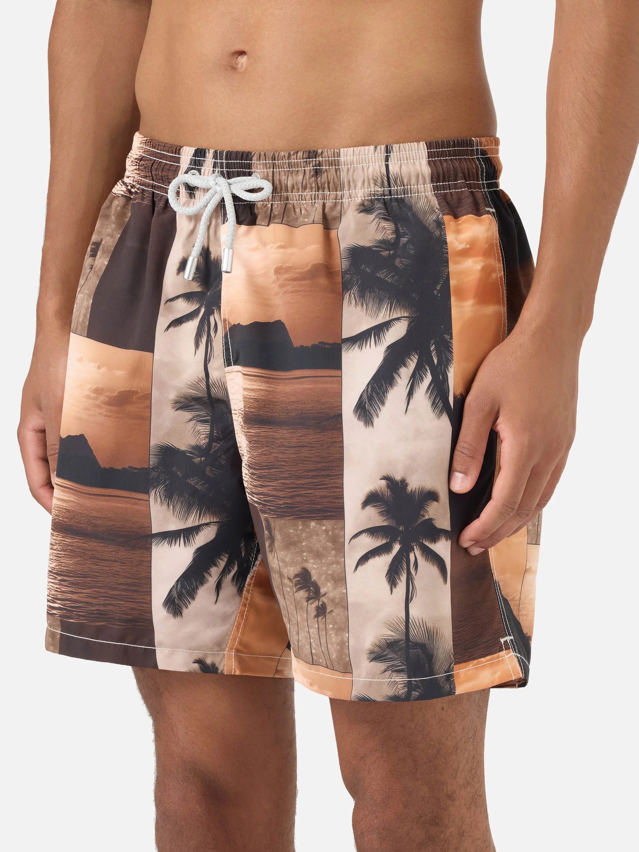 Gustavia swim shorts with sunset print | Special Edition - Image 4