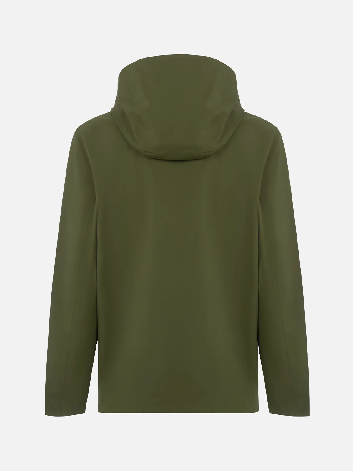 Parson 3 layer technical fabric jacket in military green solid color - Image 6