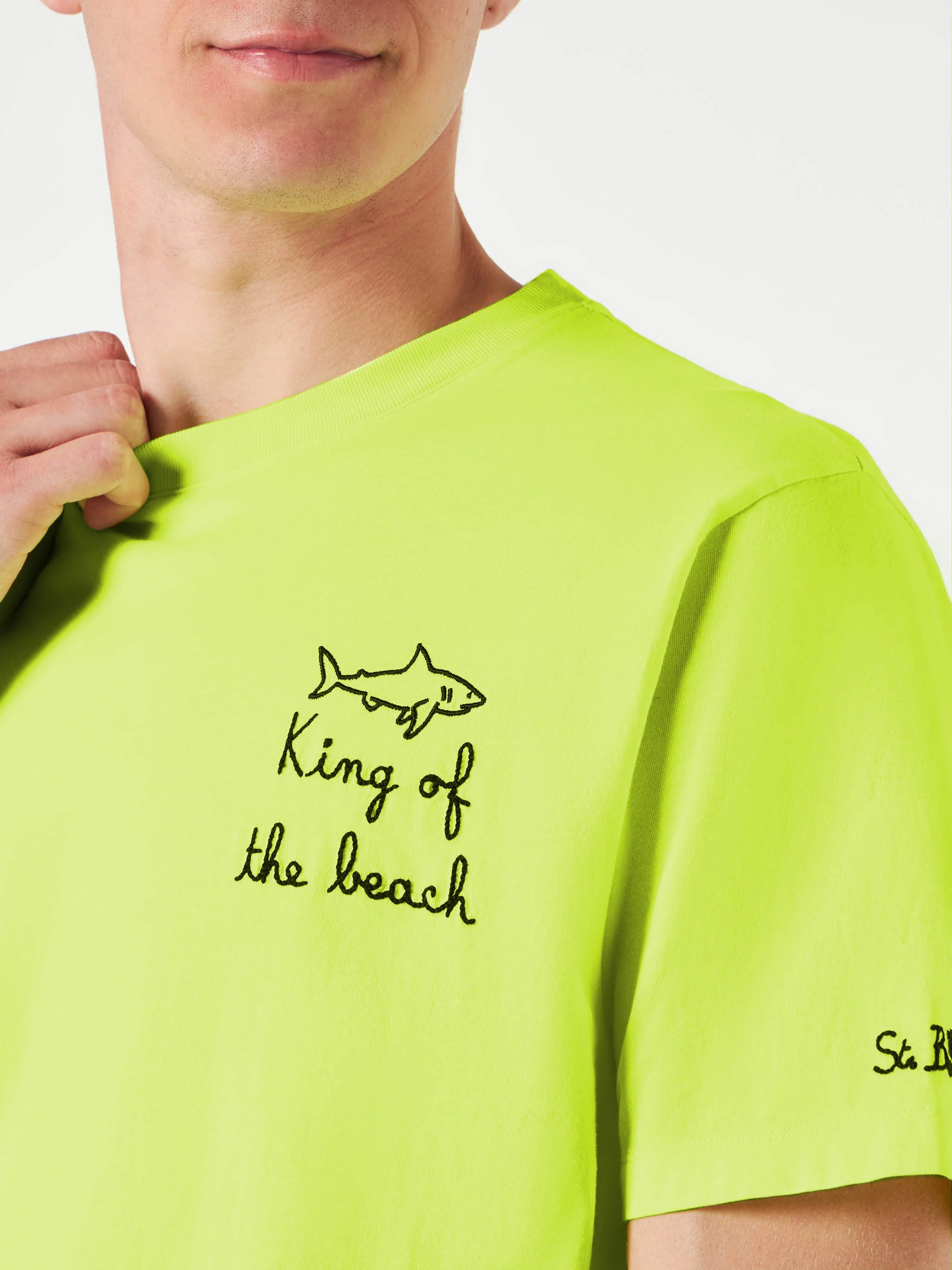 Portofino King of the Beach embroidered T-shirt