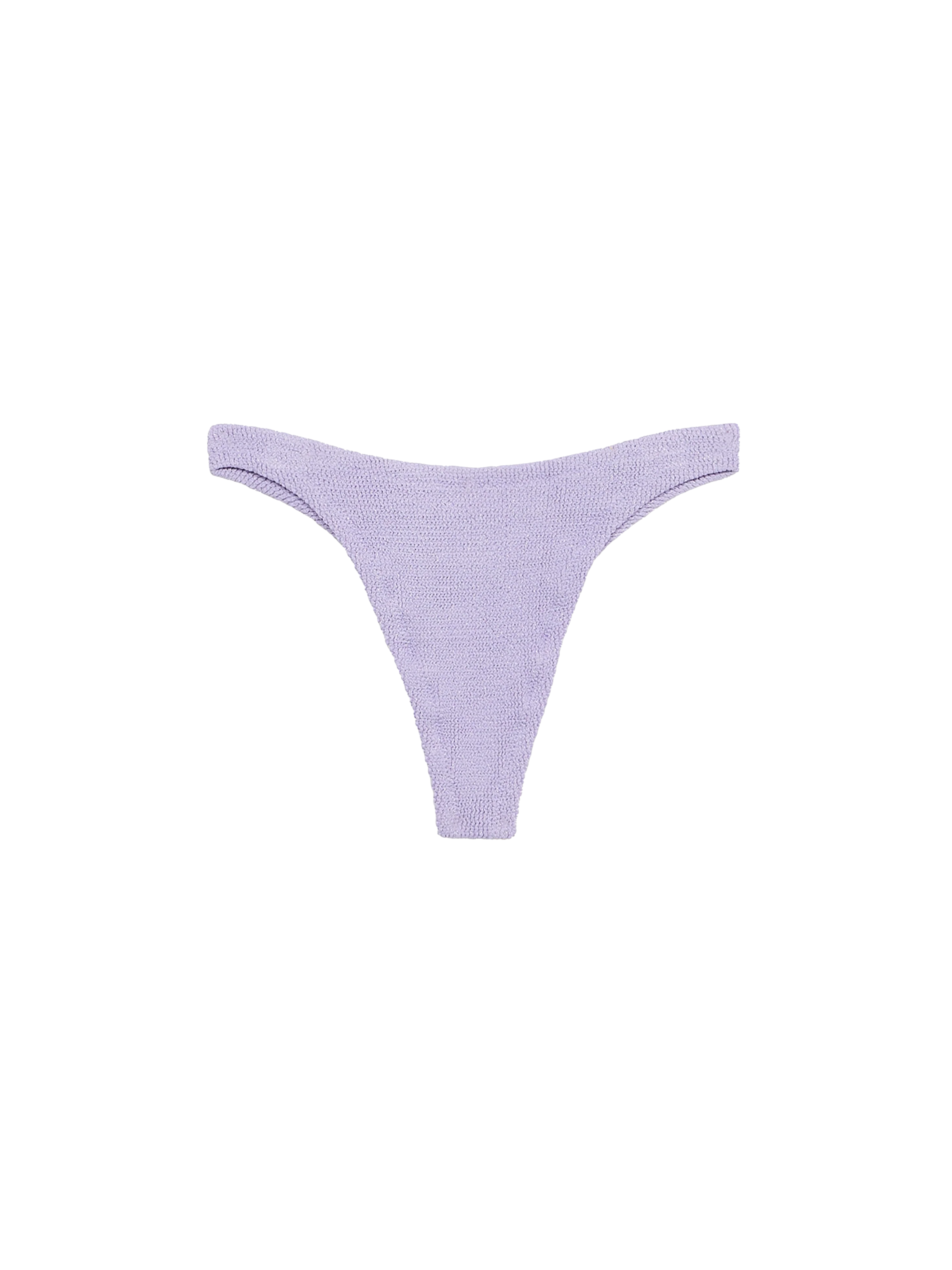 Naomi lilac crinkle cheeky swim briefs
