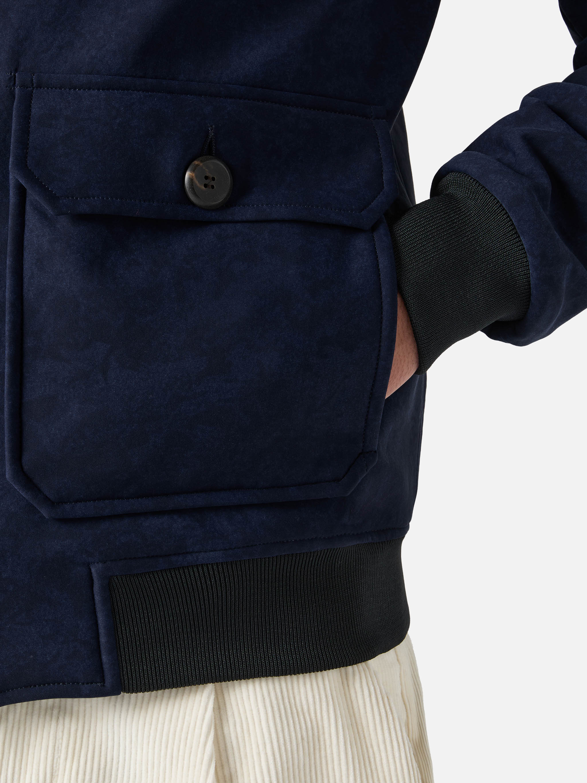 Navy blue thermo jacket Byron - Image 5