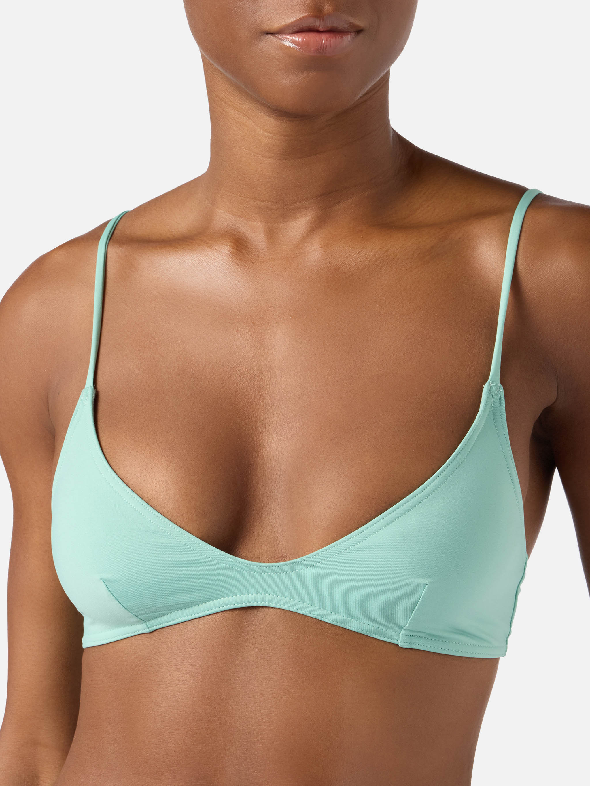 Paloma Marielle sage green bralette bikini with ties - Image 3