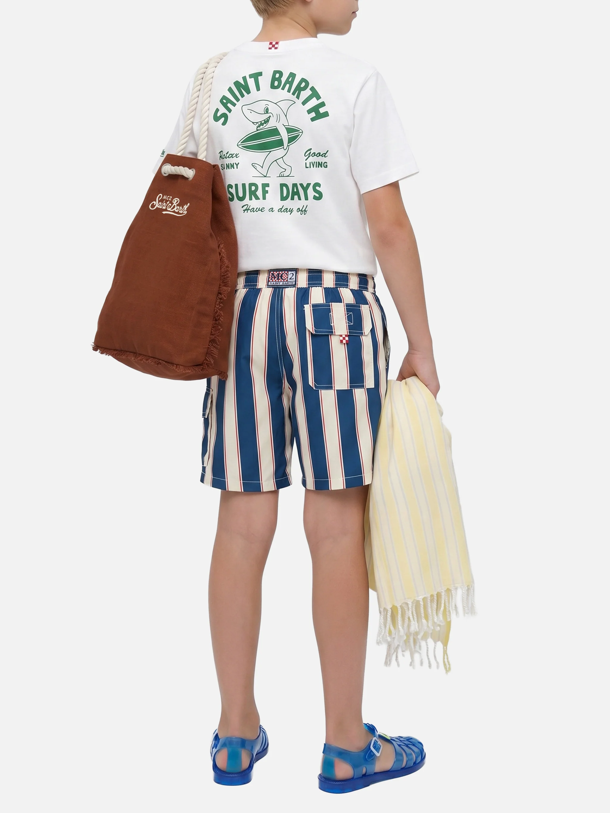 Portland Jr t-shirt with Surf Days maxi print on the back - Image 5