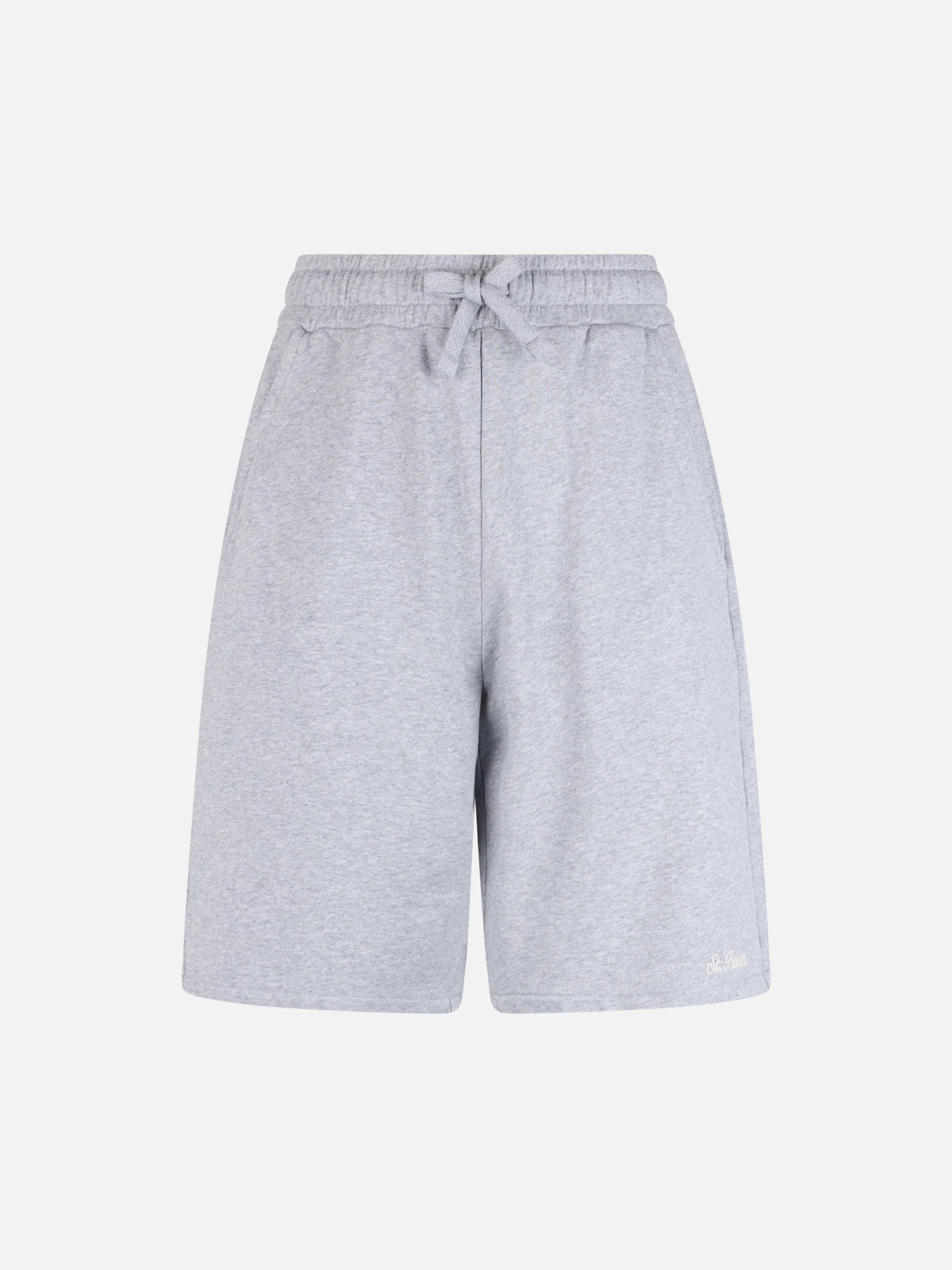 Randle grey cotton fleece Bermuda shorts - Image 4