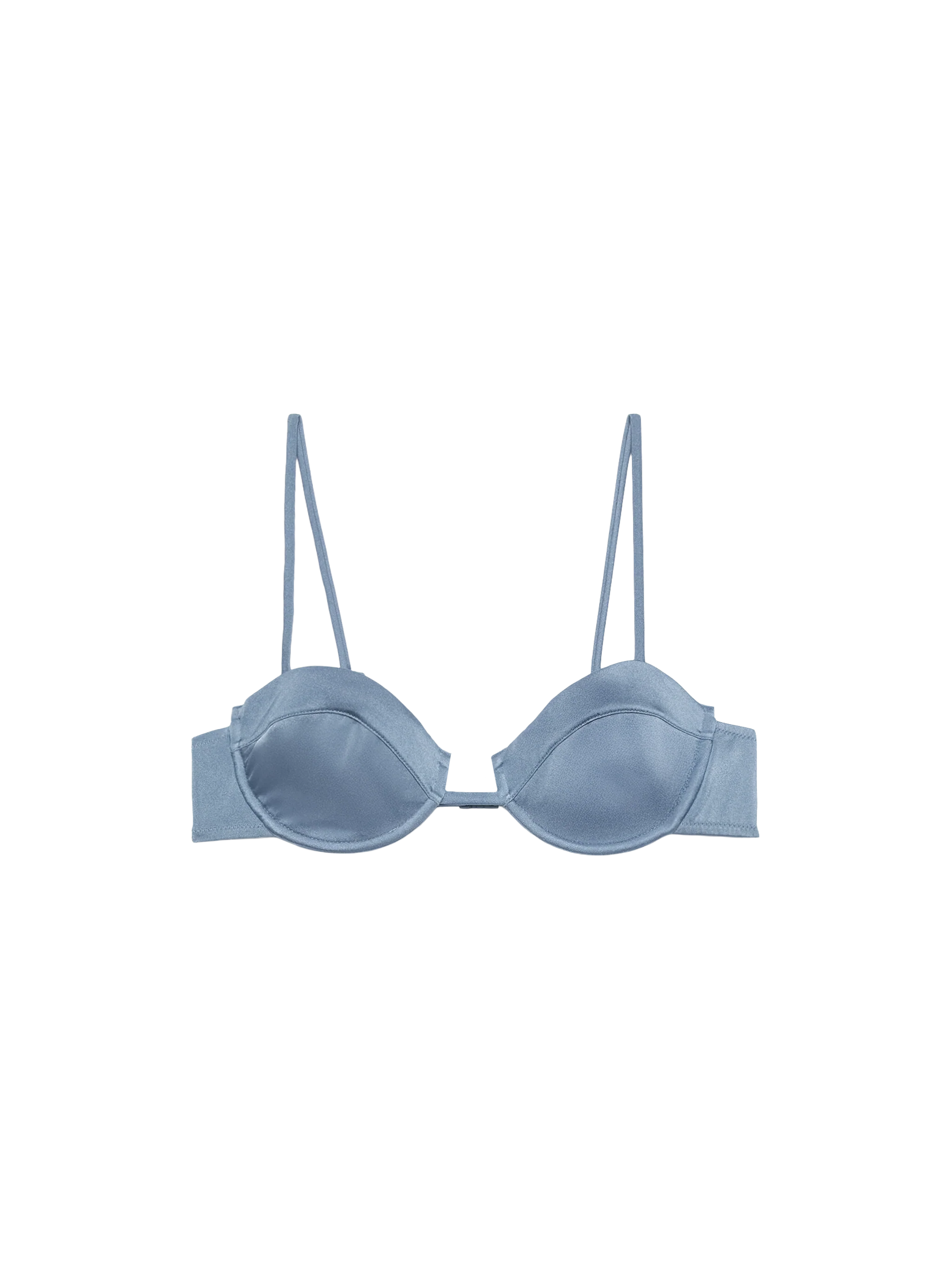 Salina shimmer avio blue underwired bralette