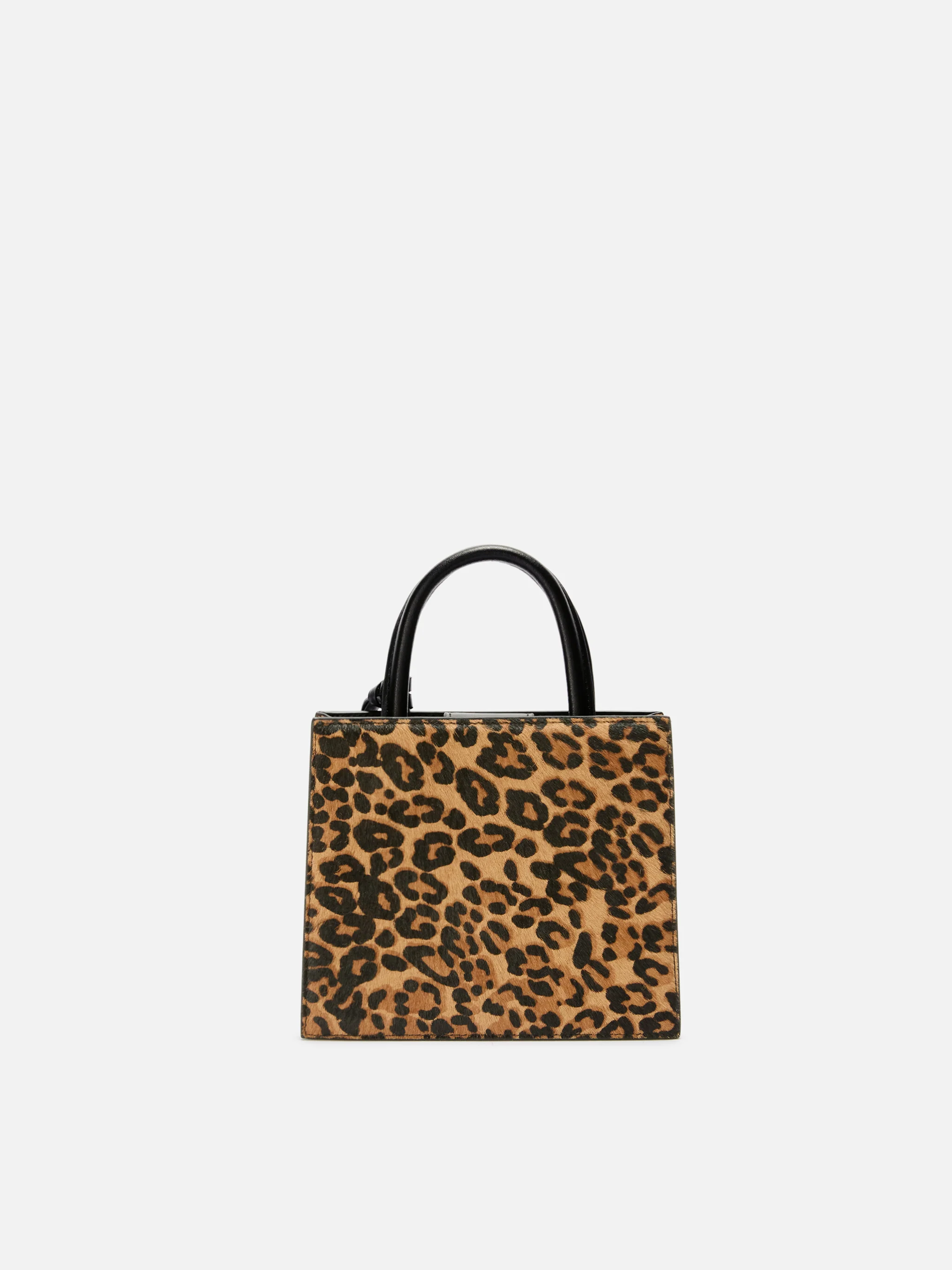 Shop Bag Mini in leopard-print pony skin leather - Image 4