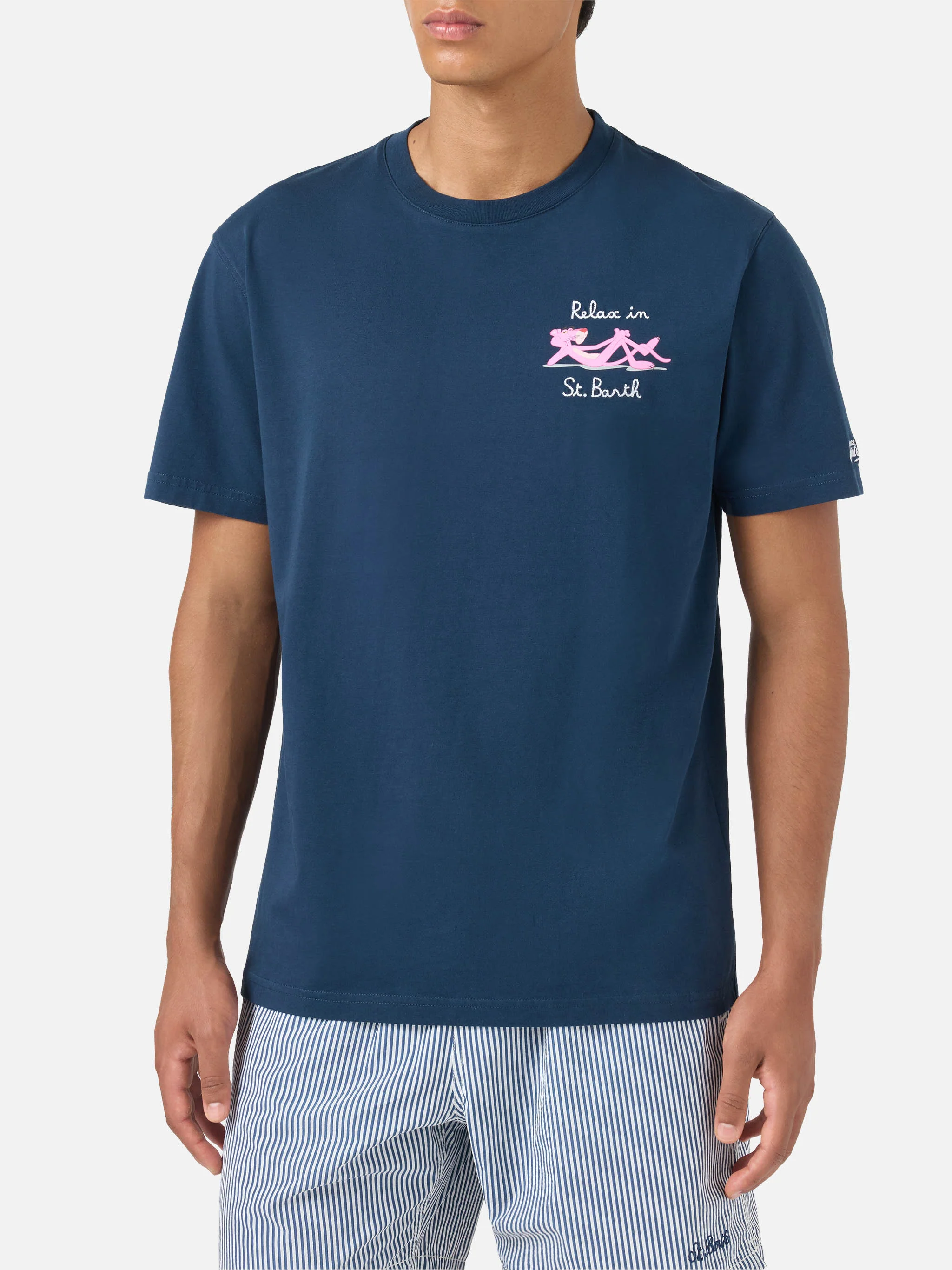 T-shirt with Pink Panther print and embroidery | THE PINK PANTHER SPECIAL EDITION - Image 2