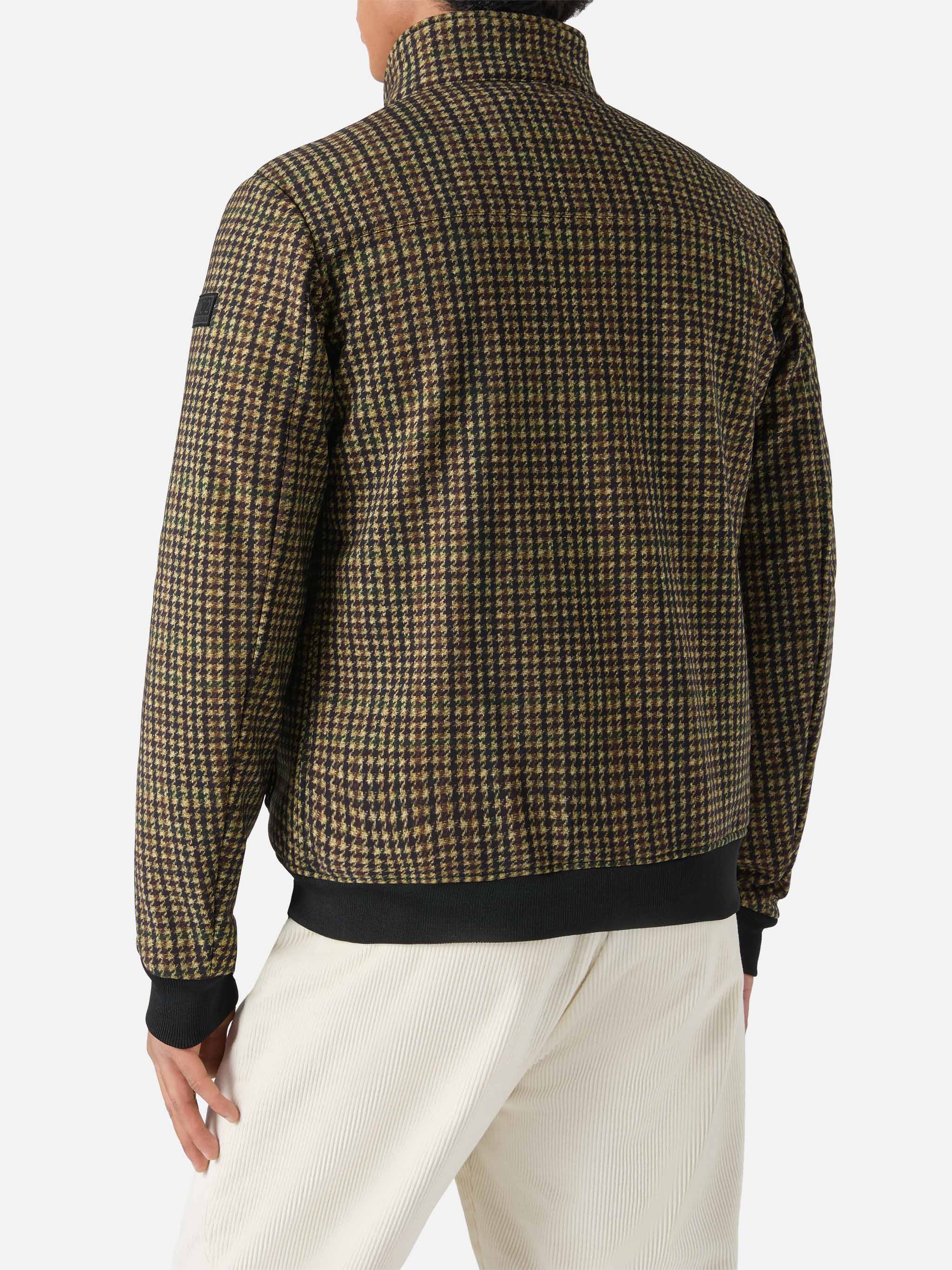 Thermo jacket Byron with pied de poule print - Image 4