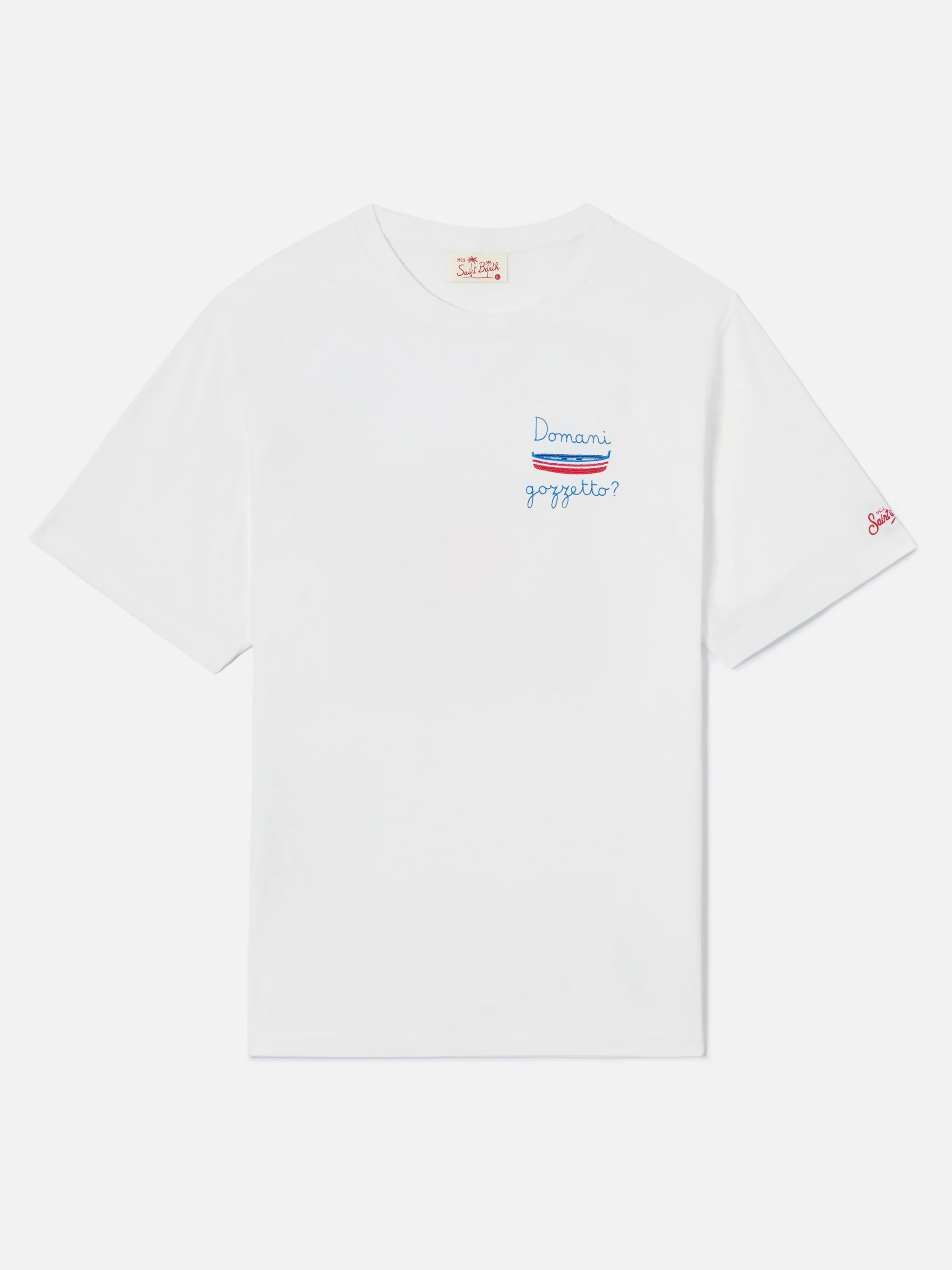 Portofino t-shirt with Domani Gozzetto? embroidery - Image 4