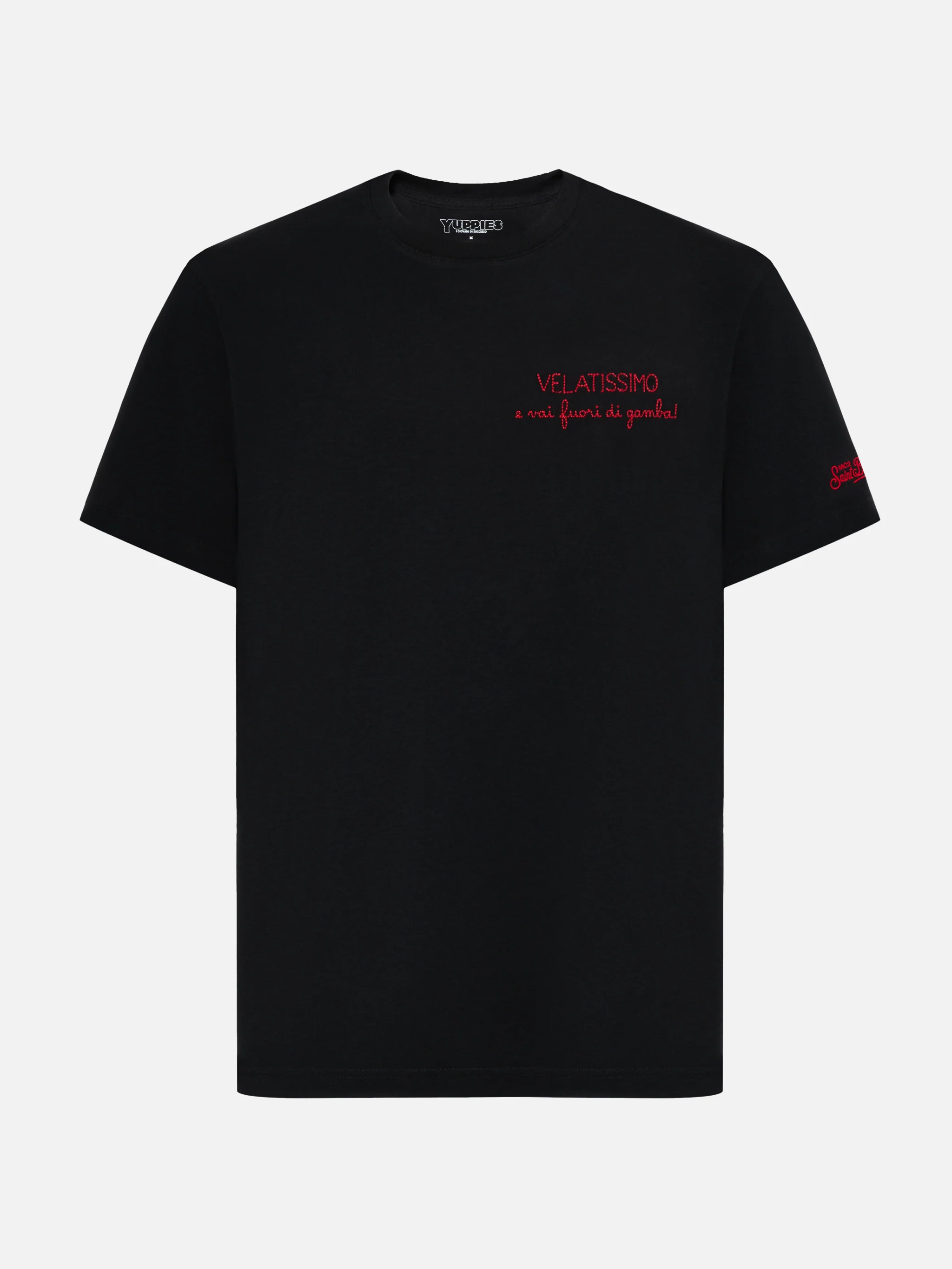 Winter cotton t-shirt Arnott with VELATISSIMO... embroidery | YUPPIES SPECIAL EDITION - Image 4