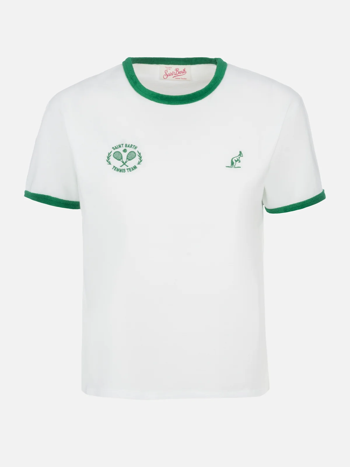 Cotton jersey crewneck t-shirt Priscilla with terry piping | AUSTRALIAN BRAND SPECIAL EDITION - Image 4