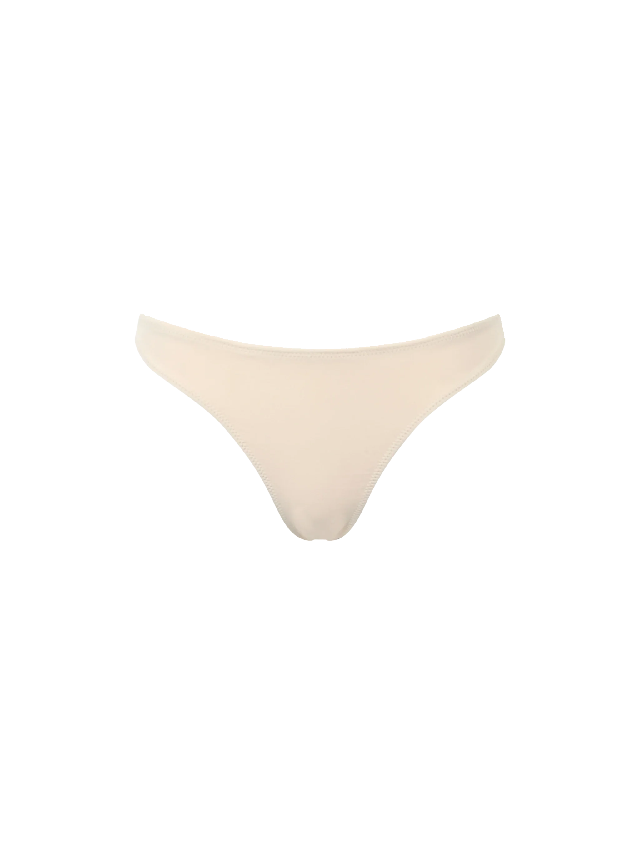 Beige rhinestones Naomi cheeky swim briefs